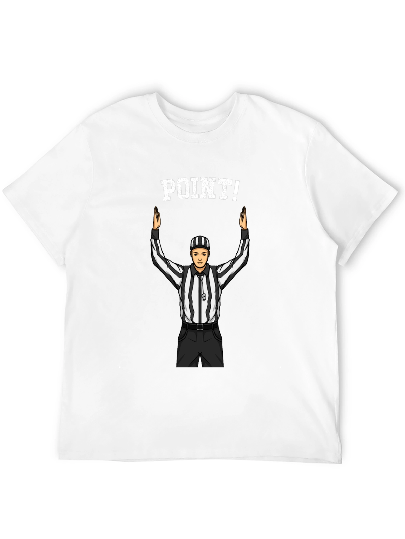 Referee Point! T-Shirt - Black