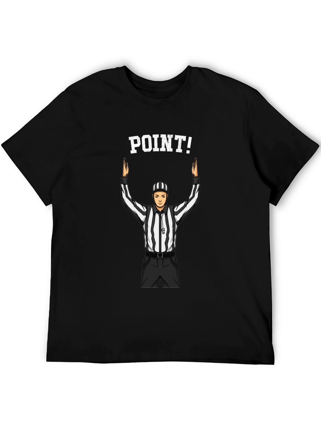 Referee Point! T-Shirt - Black