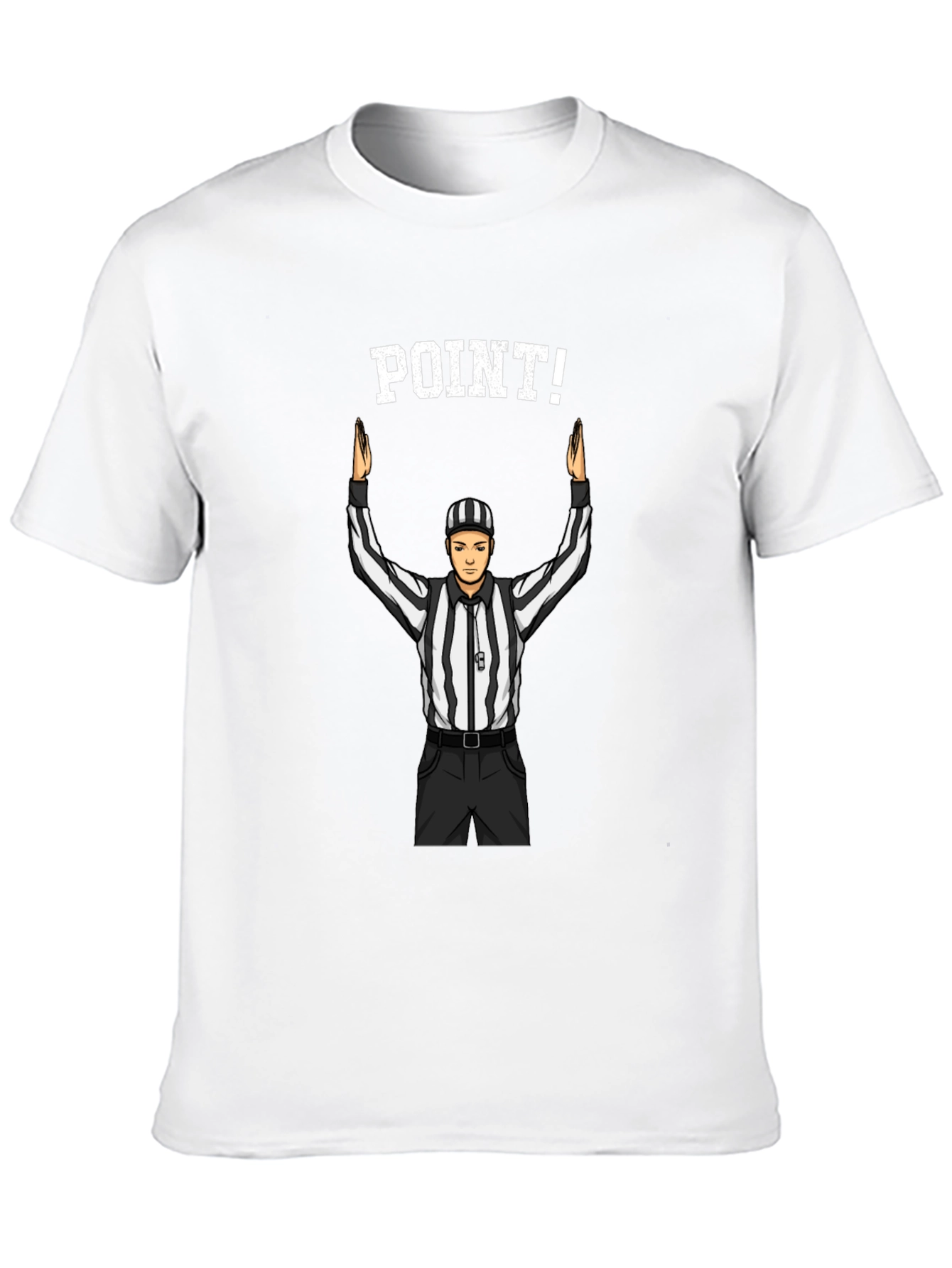 Referee Point! T-Shirt - Black