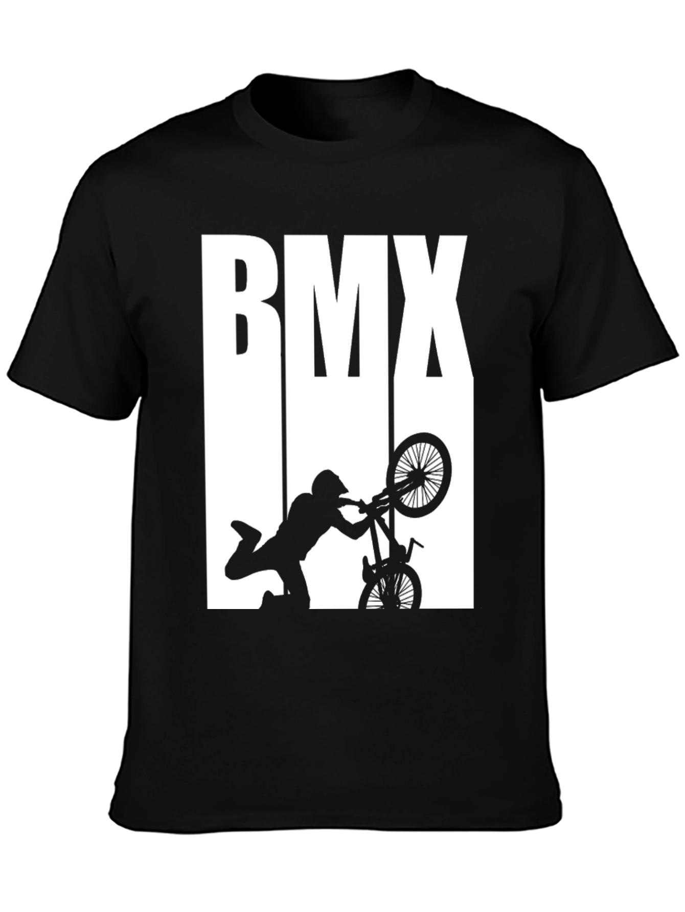 BMX Stunt Rider Graphic Tee - Black
