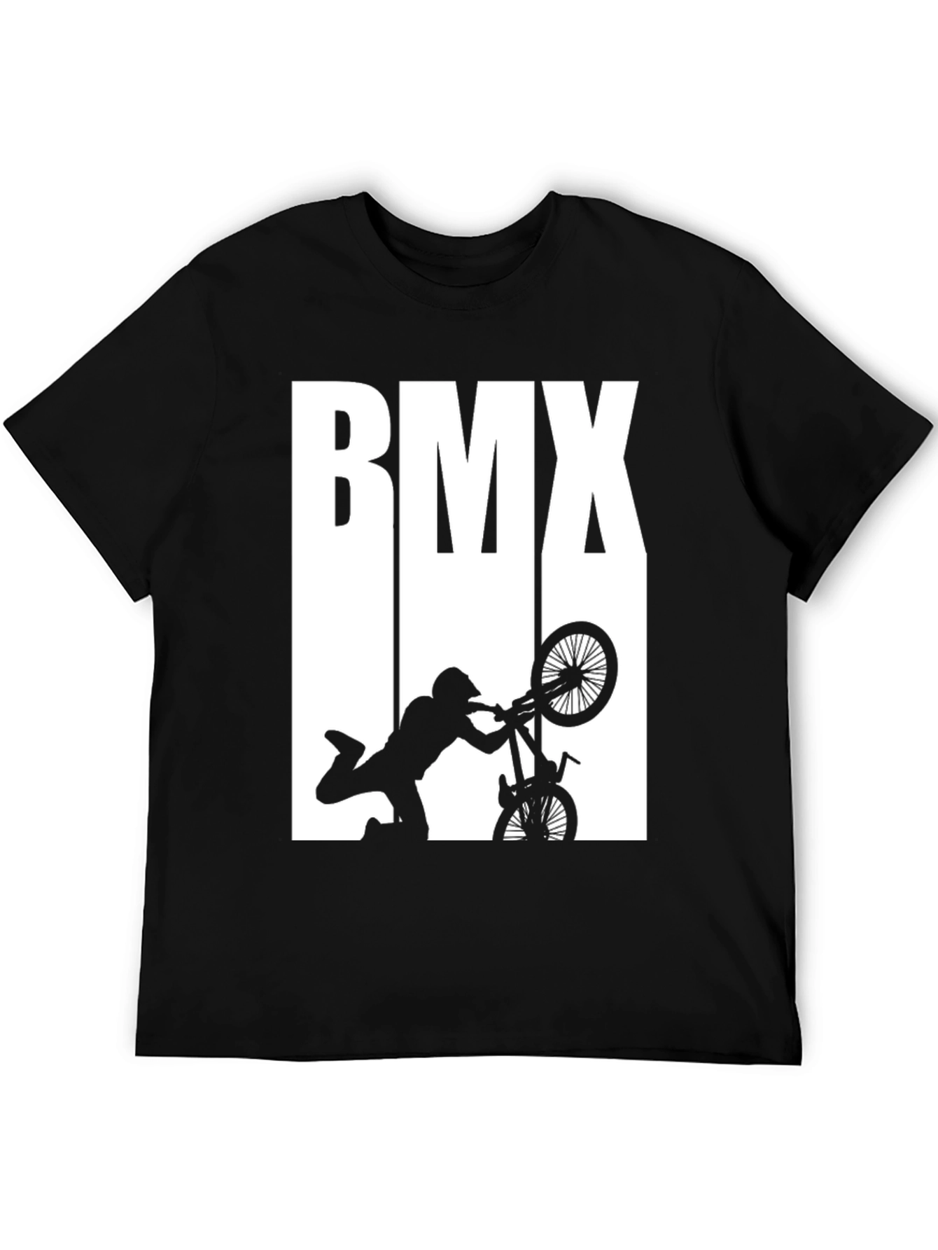 BMX Stunt Rider Graphic Tee - Black