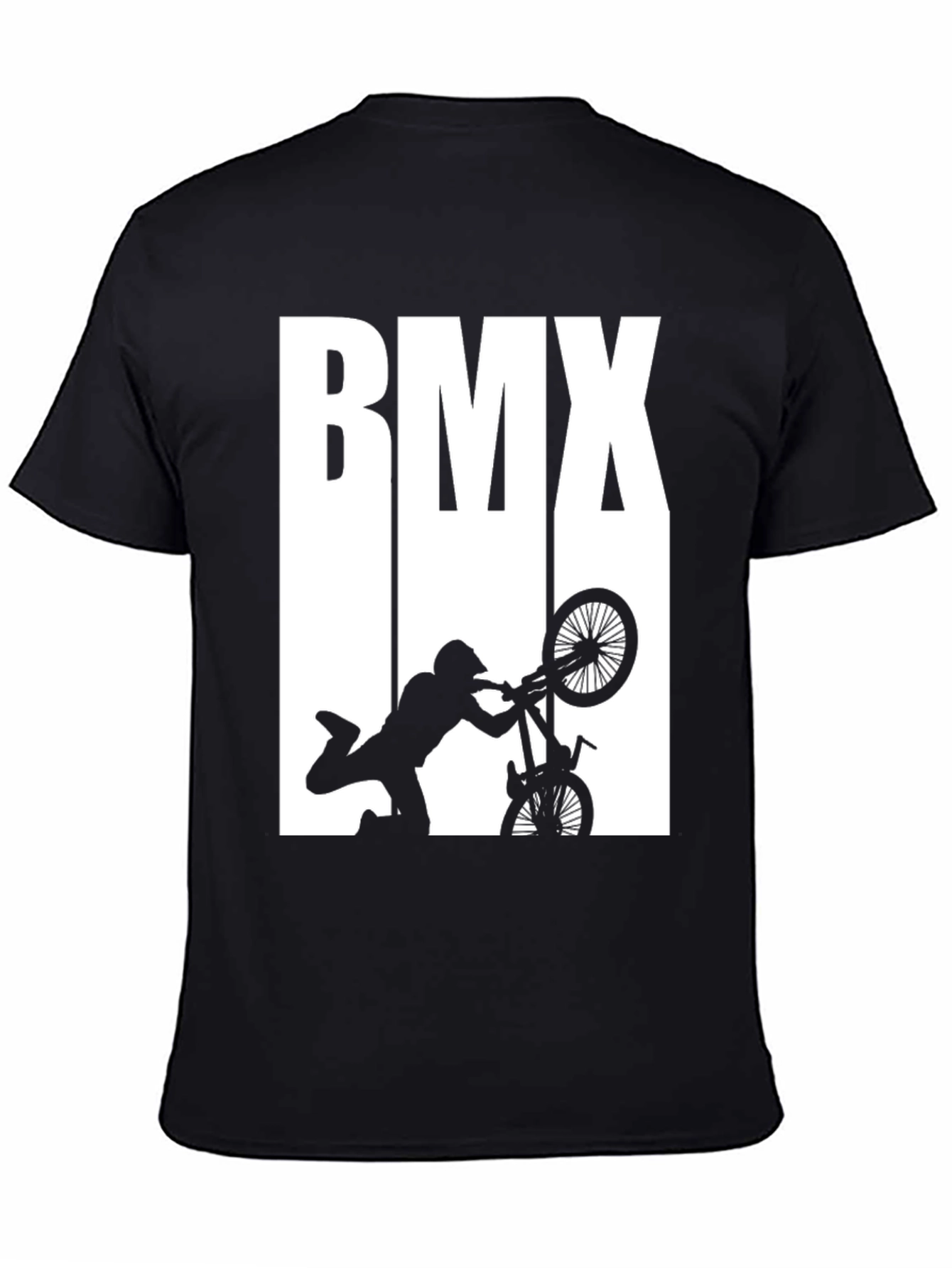 BMX Stunt Rider Graphic Tee - Black
