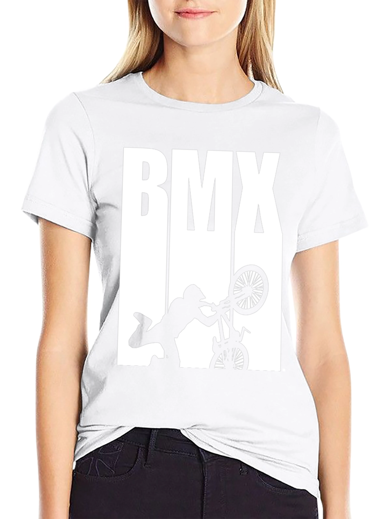 BMX Stunt Rider Graphic Tee - Black