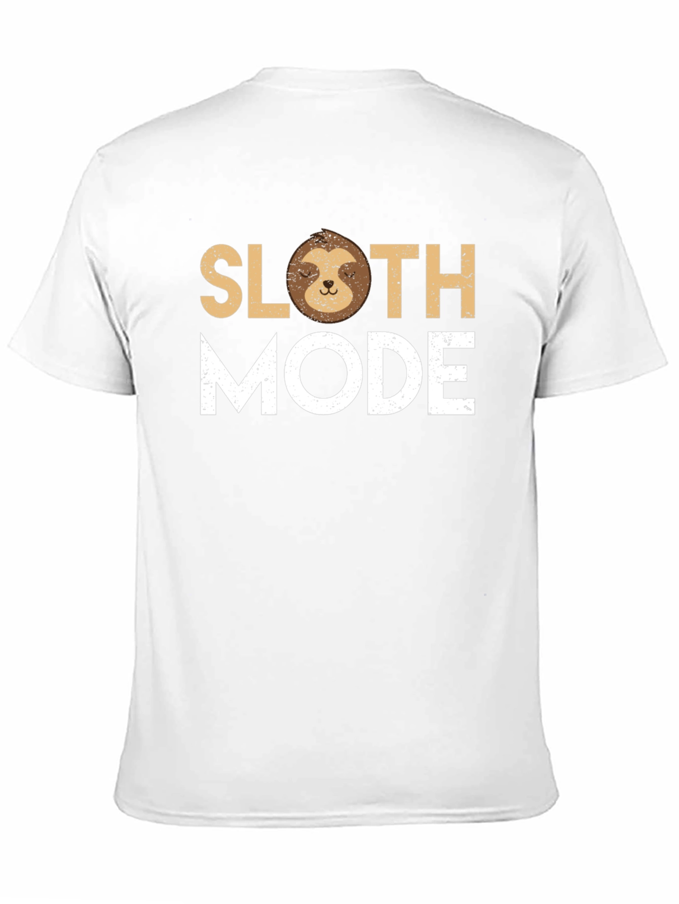 Sloth Mode Black Graphic T-Shirt