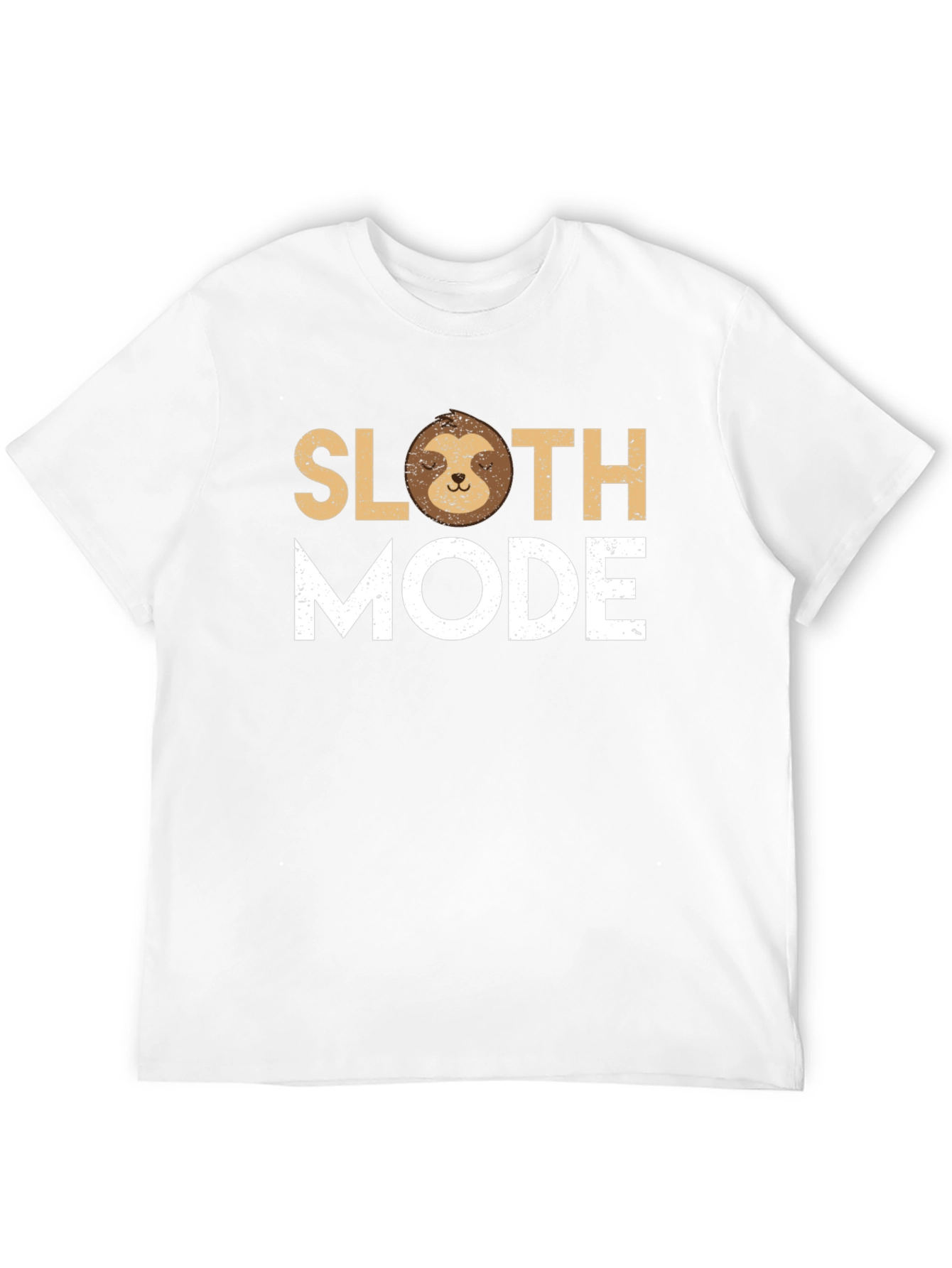 Sloth Mode Black Graphic T-Shirt
