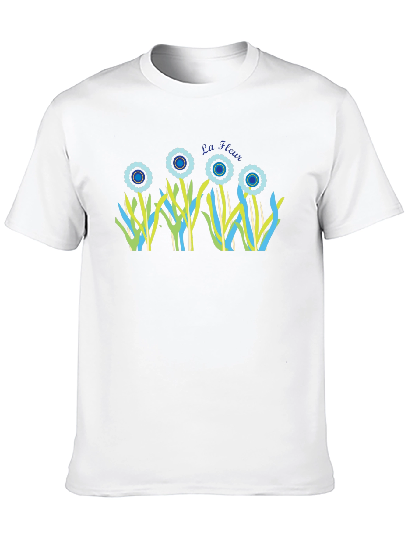 La Fleur Graphic Print Tee - Stylish Black T-Shirt