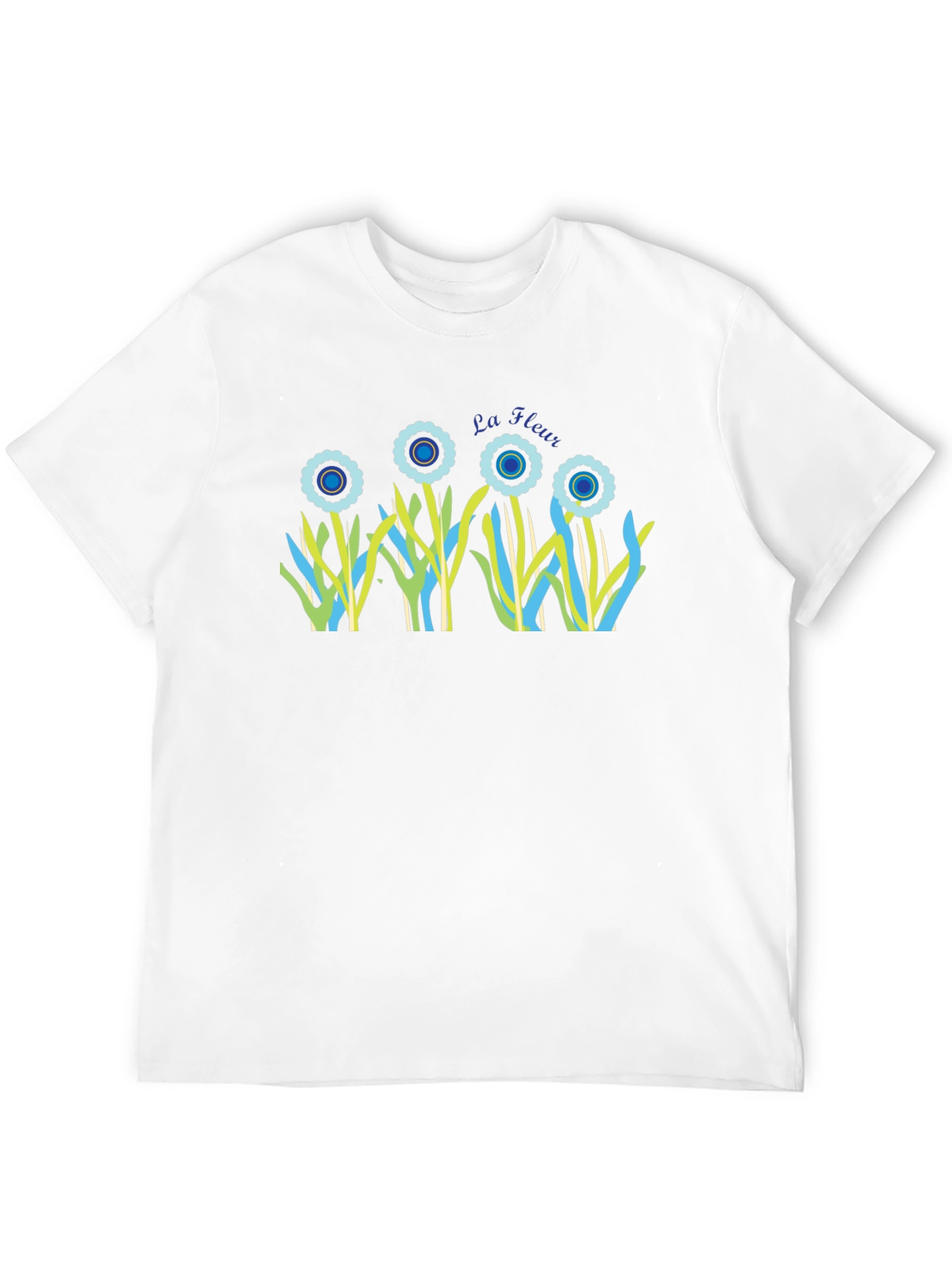 La Fleur Graphic Print Tee - Stylish Black T-Shirt