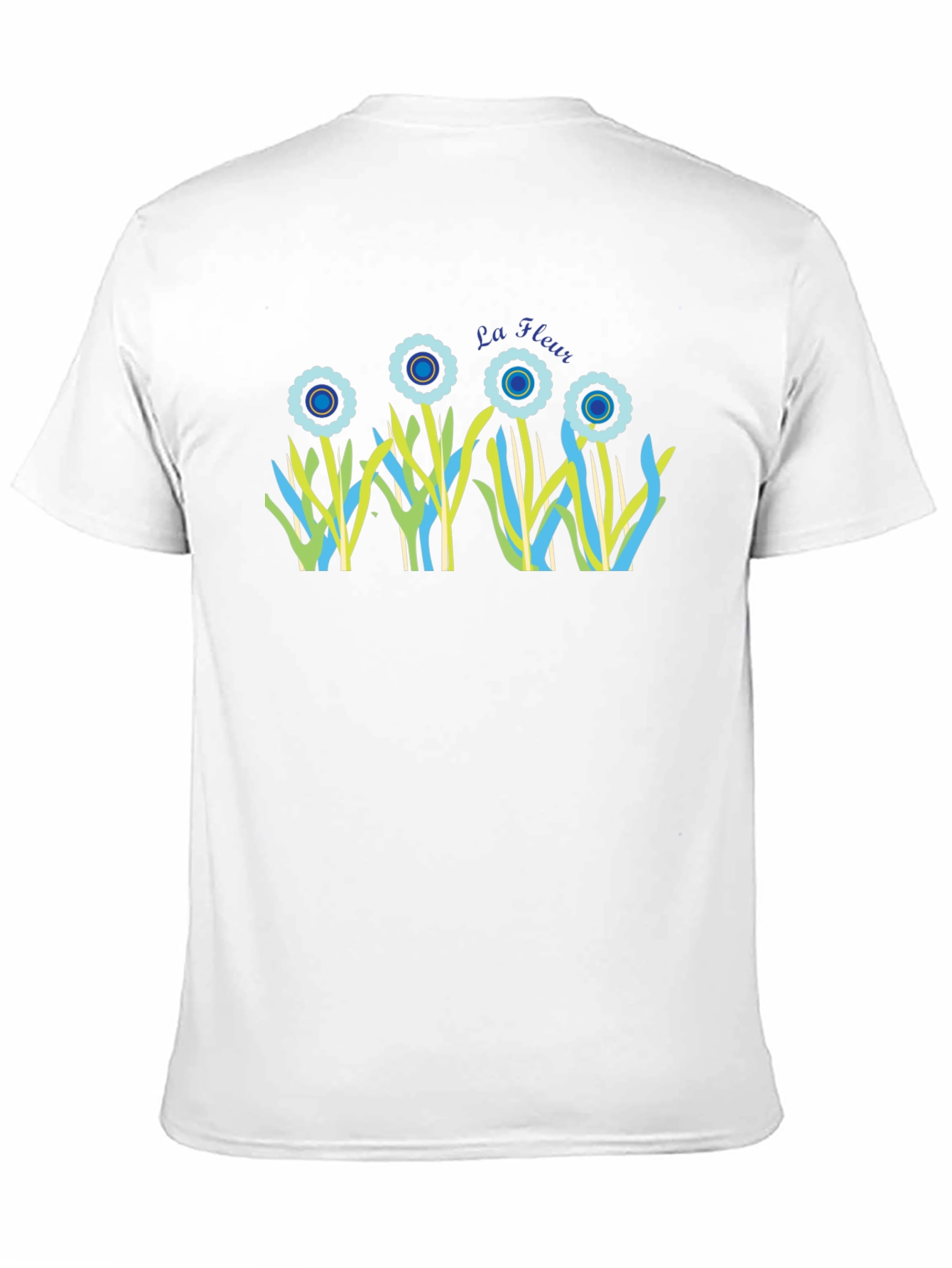 La Fleur Graphic Print Tee - Stylish Black T-Shirt