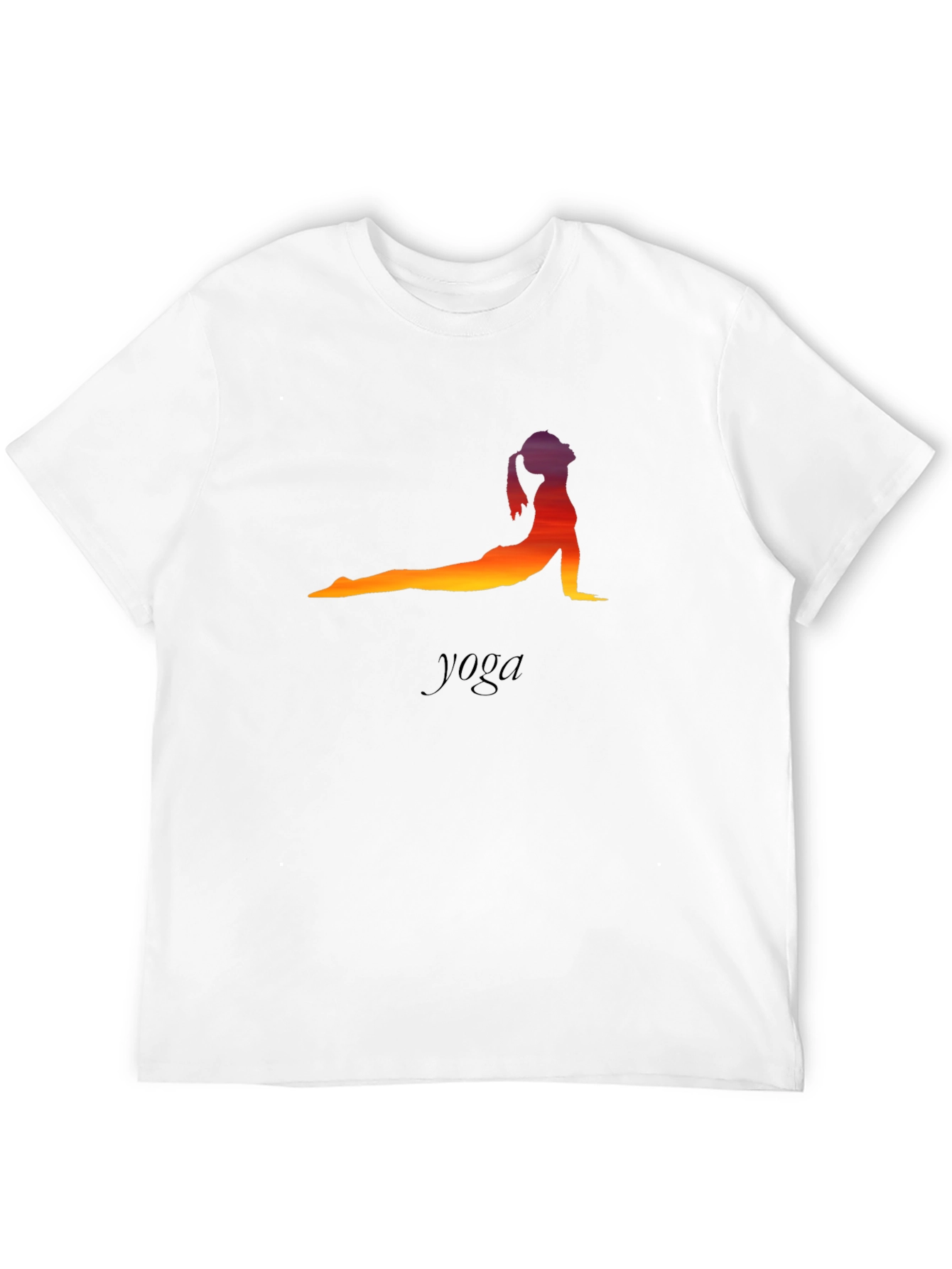 Yoga Pose T-Shirt - Sunset Silhouette