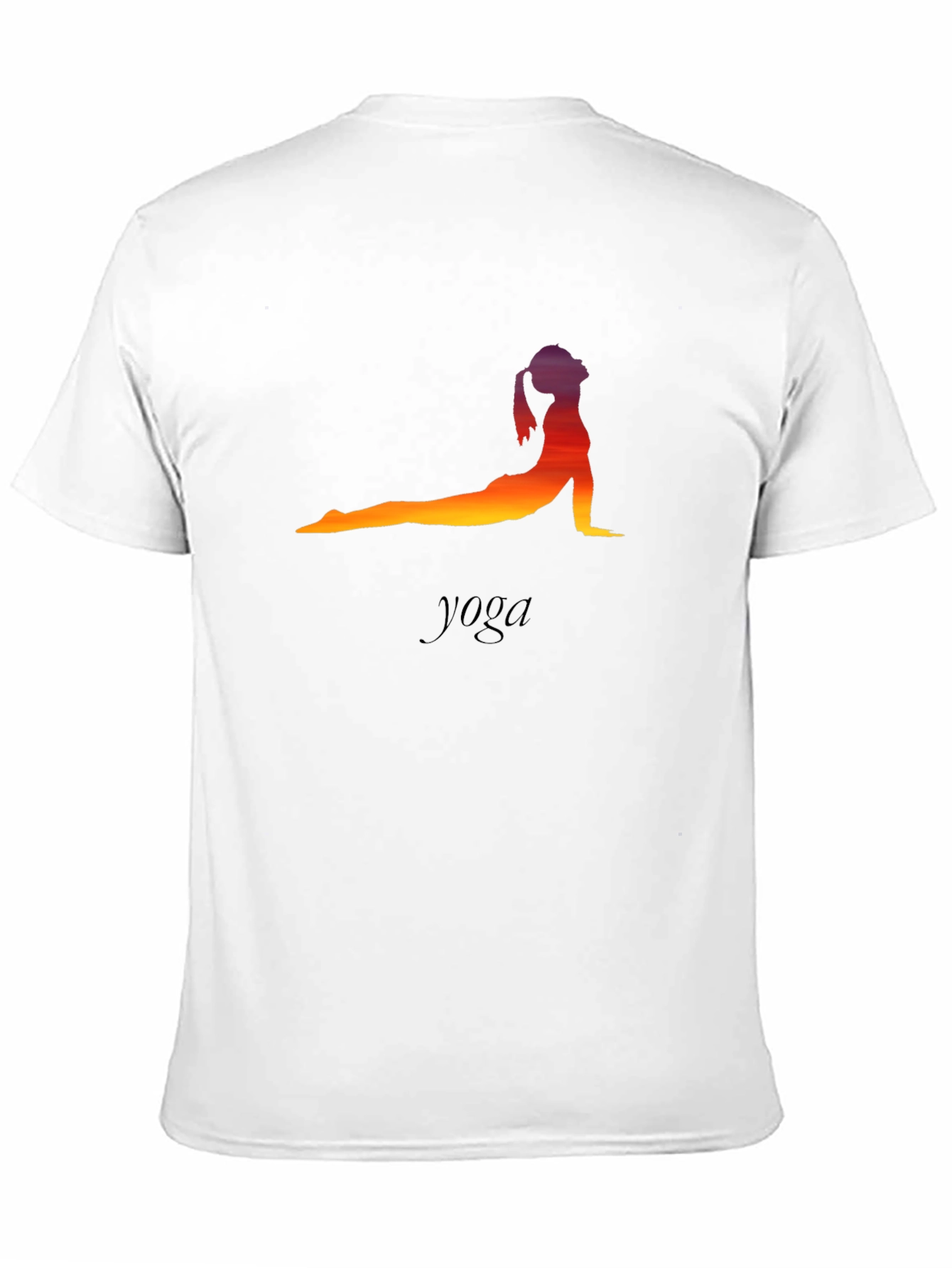 Yoga Pose T-Shirt - Sunset Silhouette