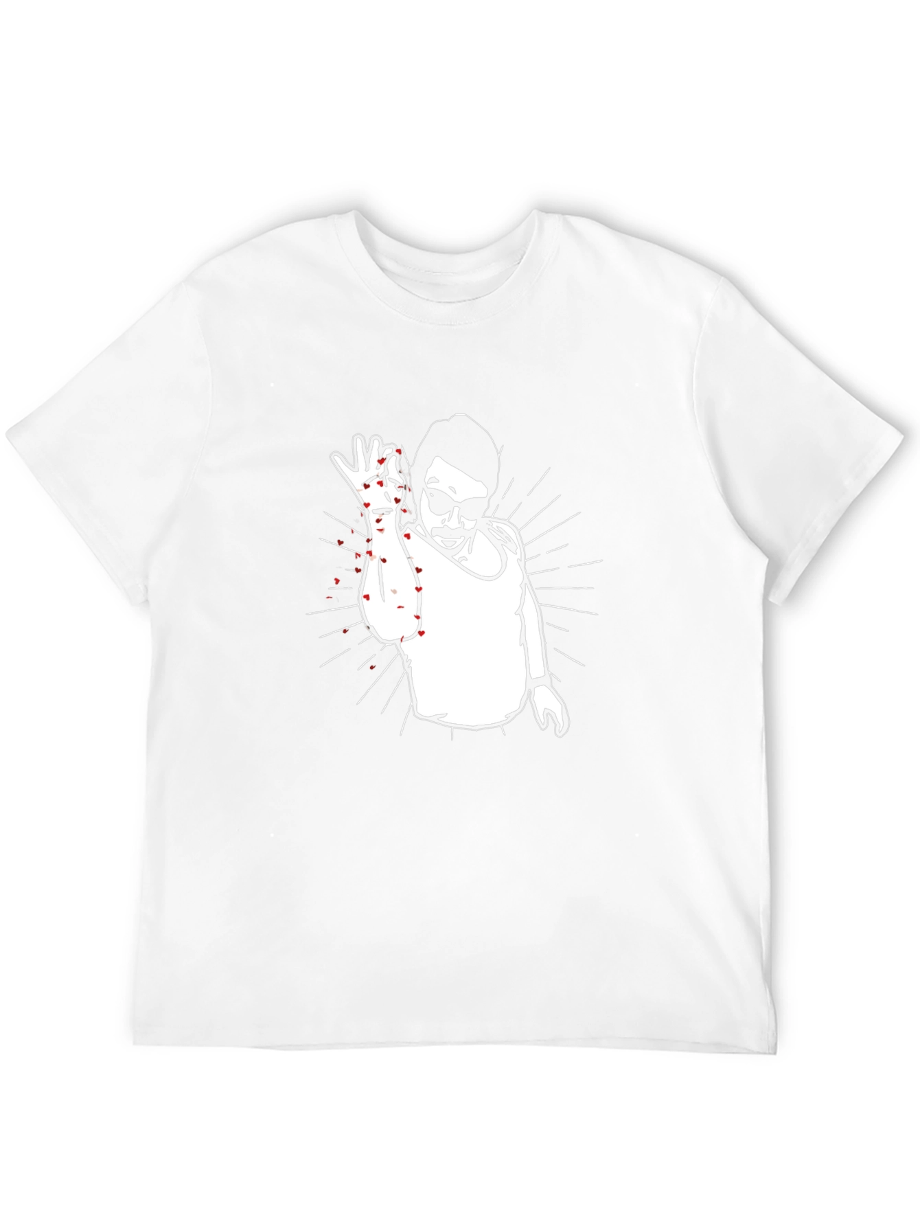 Salt Bae Graphic Black T-Shirt - Food Meme