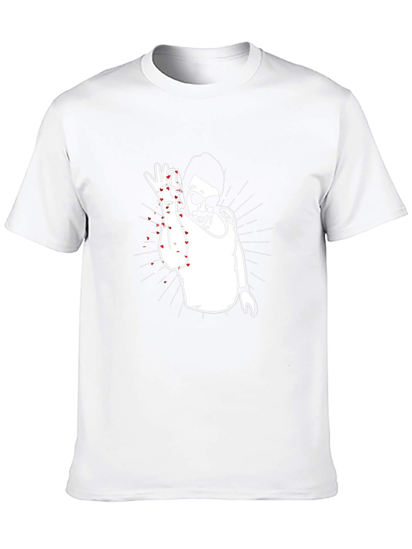 Salt Bae Graphic Black T-Shirt - Food Meme