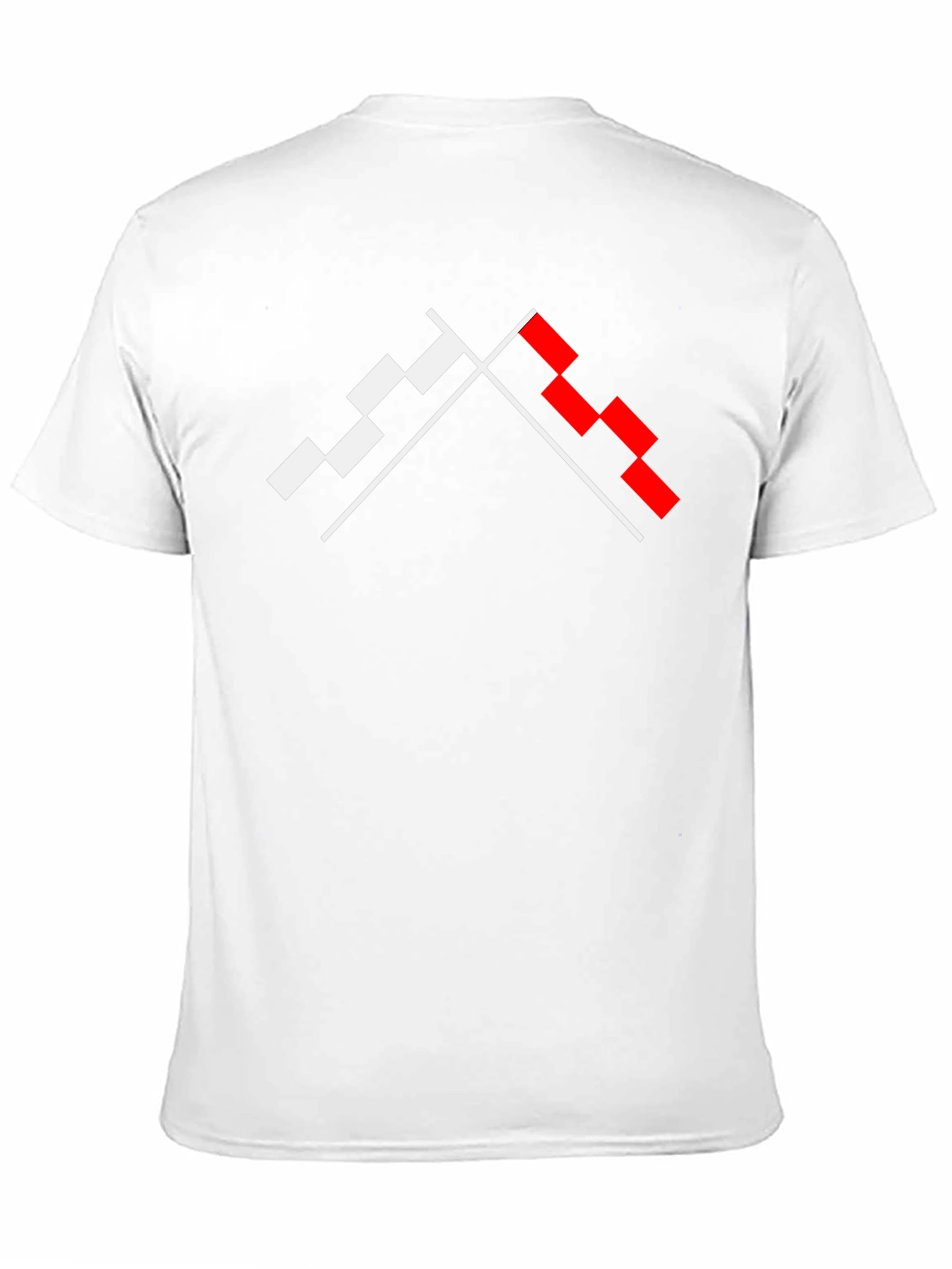 Geometric Graphic Tee - Modern Pixel Design