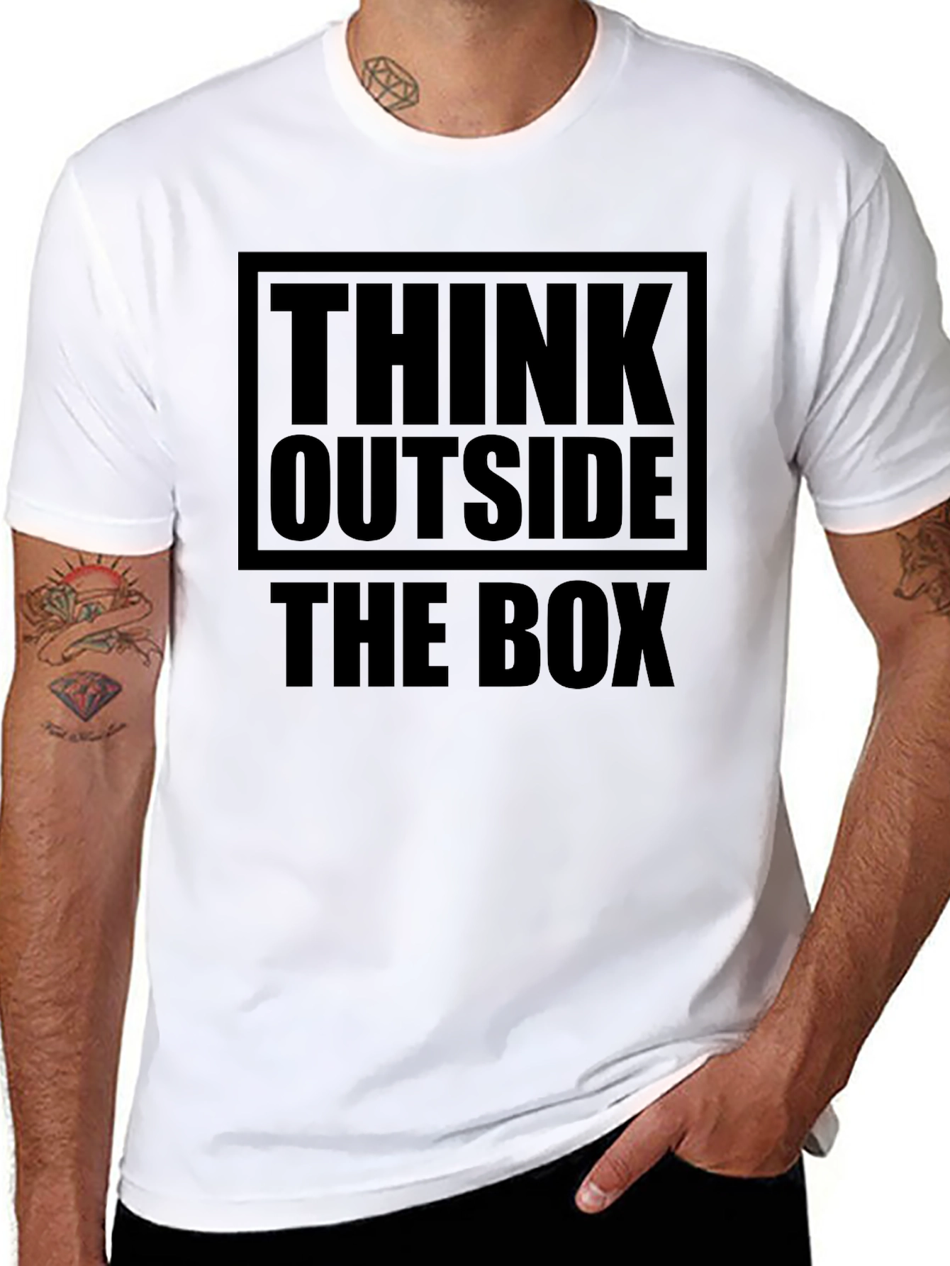 Think Outside the Box Graphic Tee