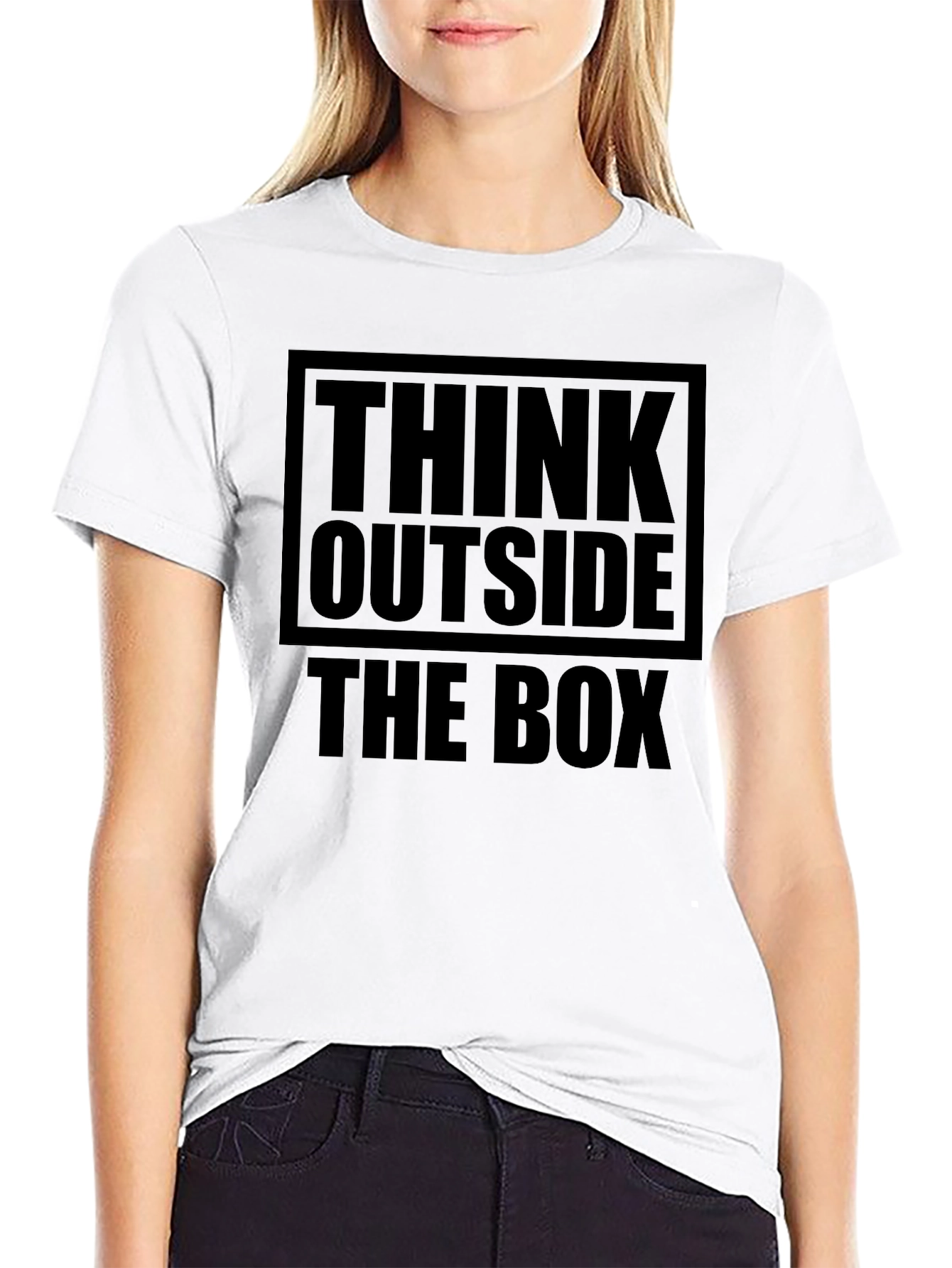 Think Outside the Box Graphic Tee