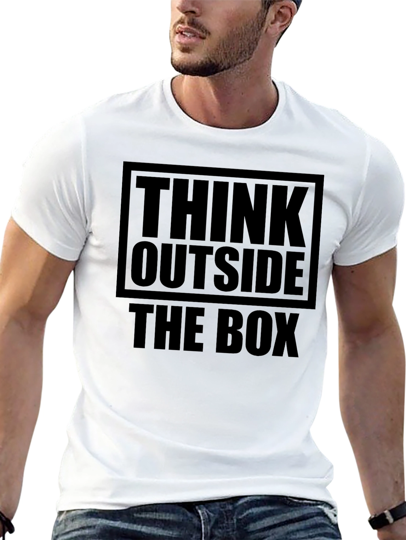 Think Outside the Box Graphic Tee