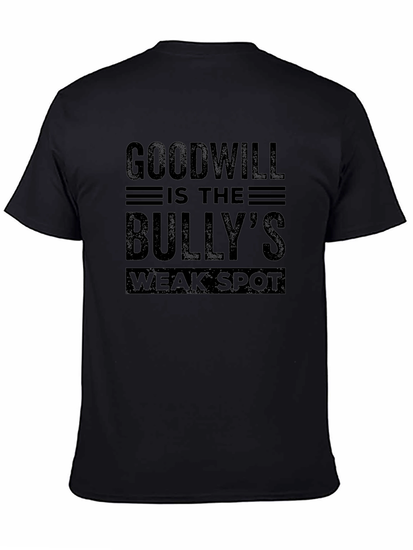 Goodwill Bullys Weak Spot Black T-Shirt