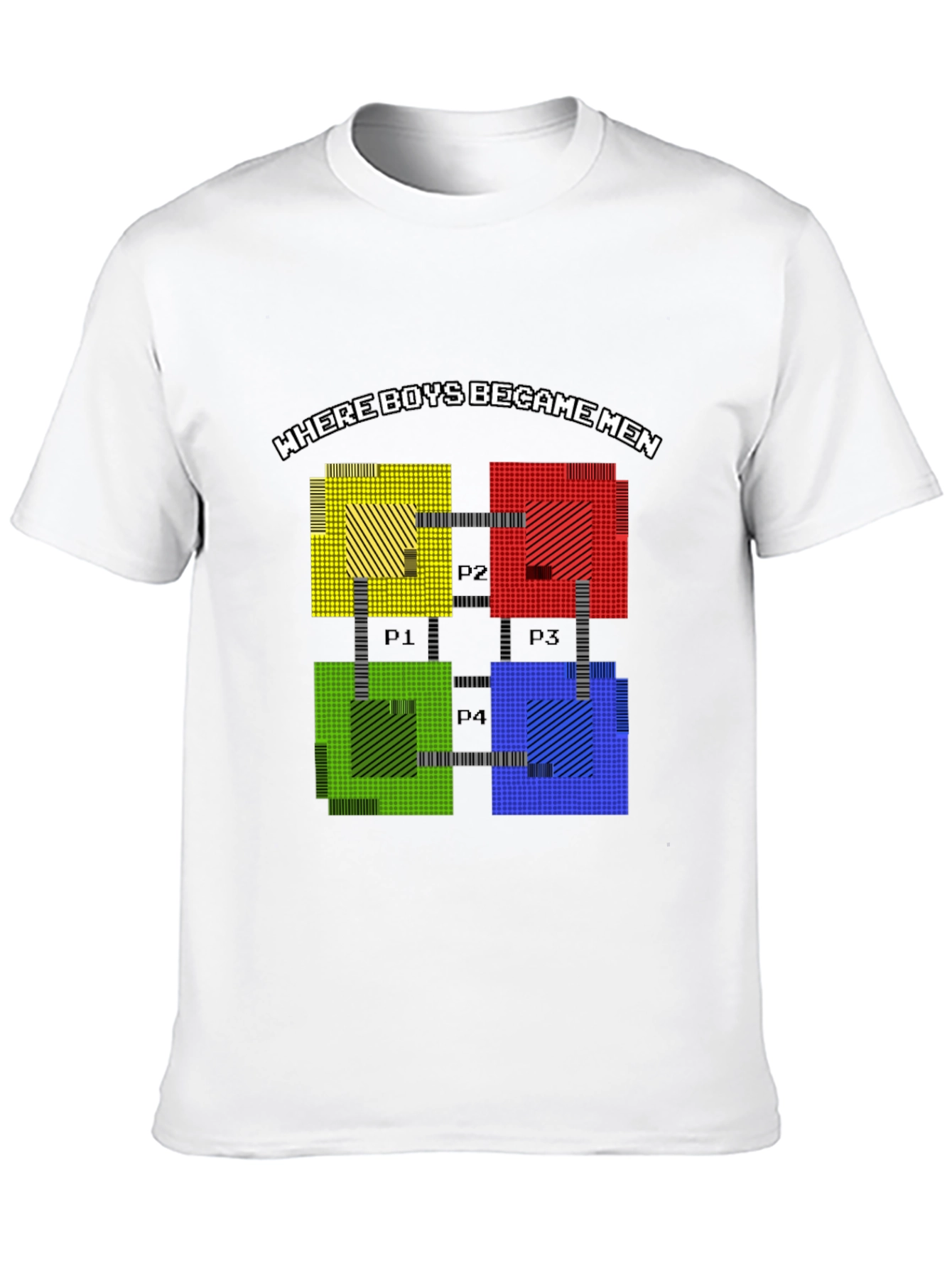 Retro Gaming Tee: Where Boys Became Men