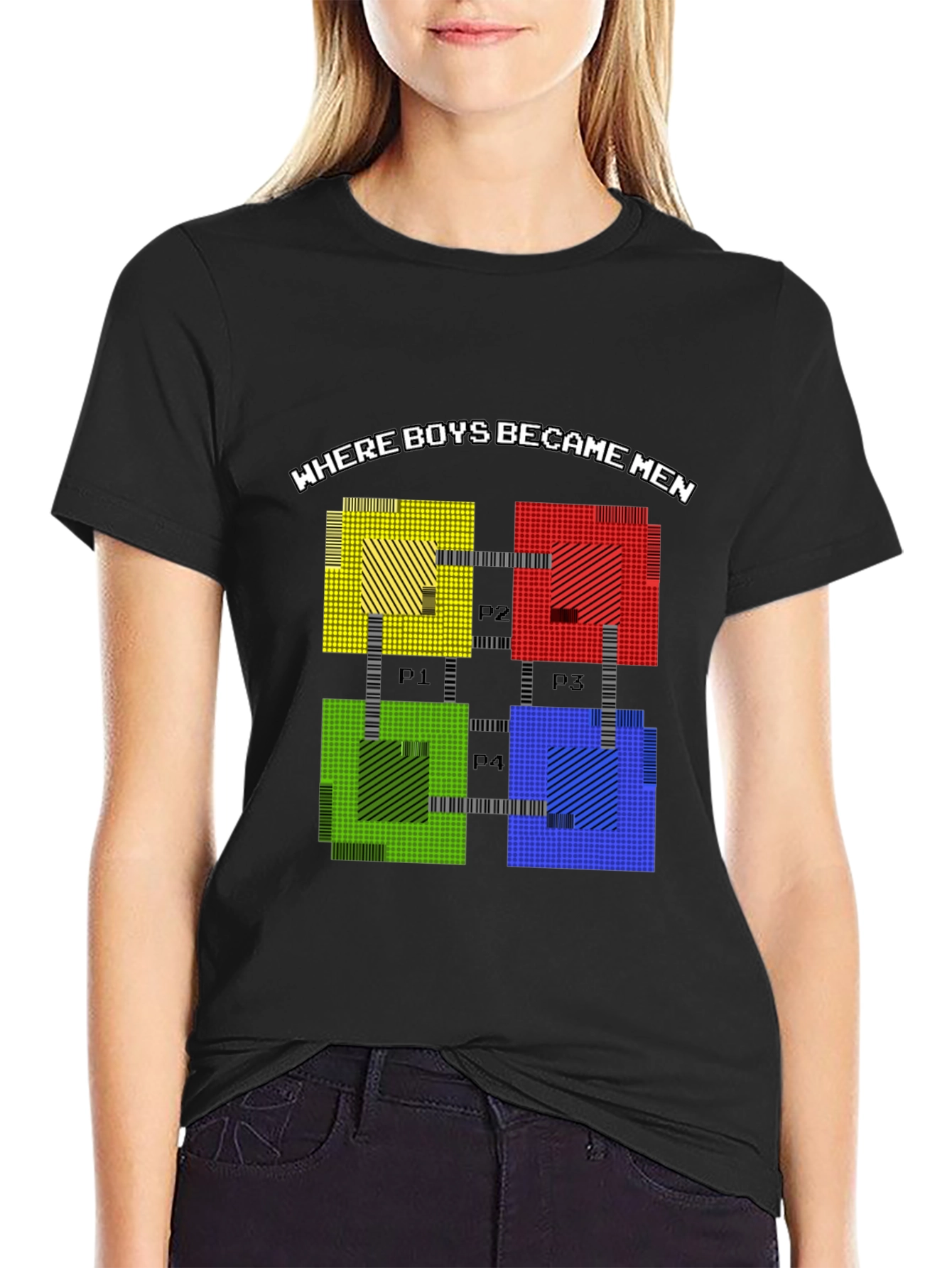 Retro Gaming Tee: Where Boys Became Men