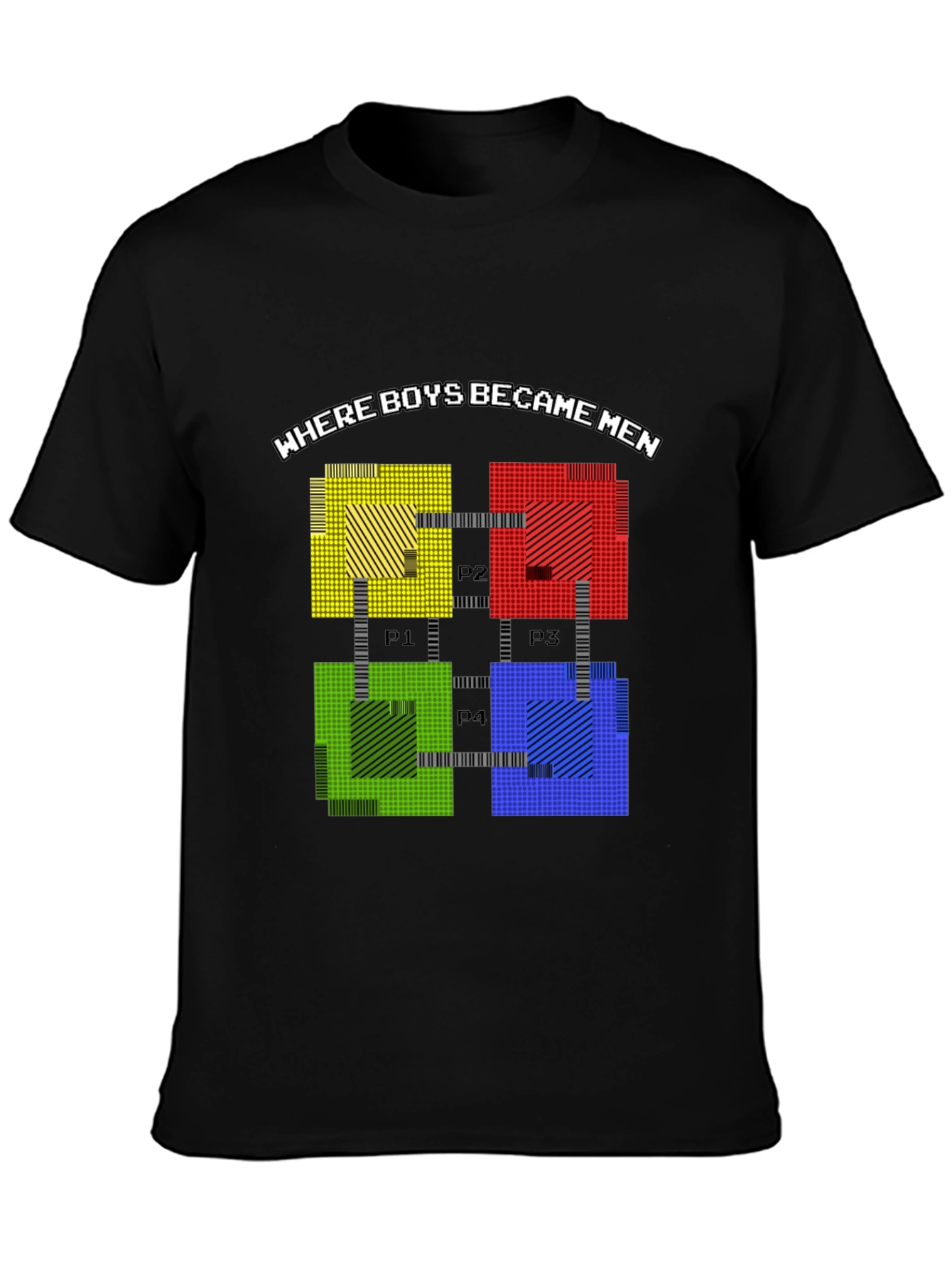 Retro Gaming Tee: Where Boys Became Men