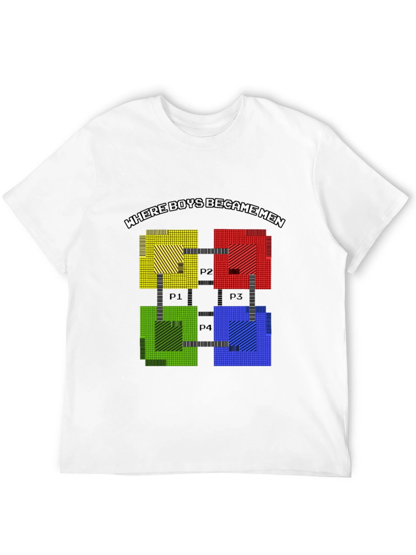 Retro Gaming Tee: Where Boys Became Men
