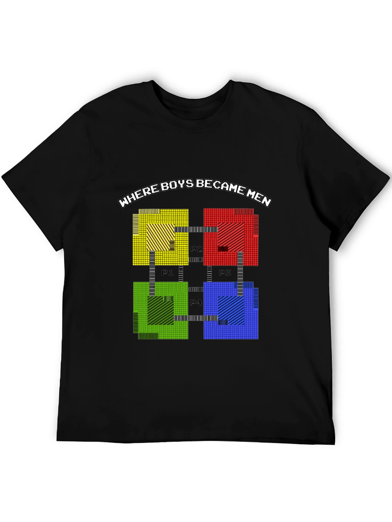 Retro Gaming Tee: Where Boys Became Men