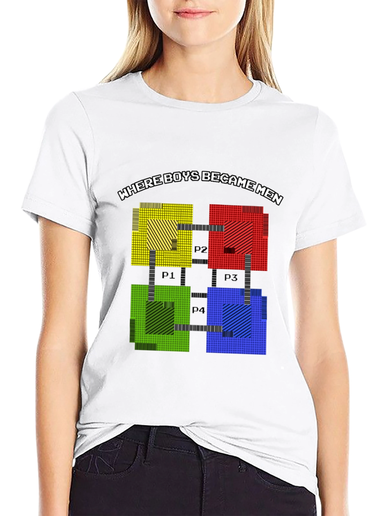 Retro Gaming Tee: Where Boys Became Men
