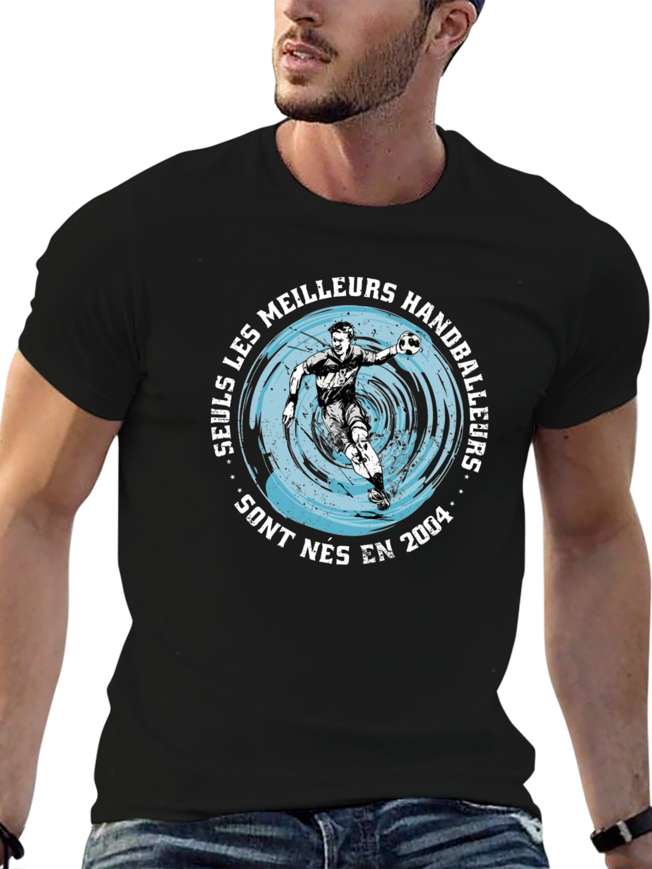 Handball Player Graphic T-Shirt - Born in 2004