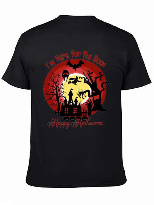 Halloween Graphic Tee - Here for the Boos