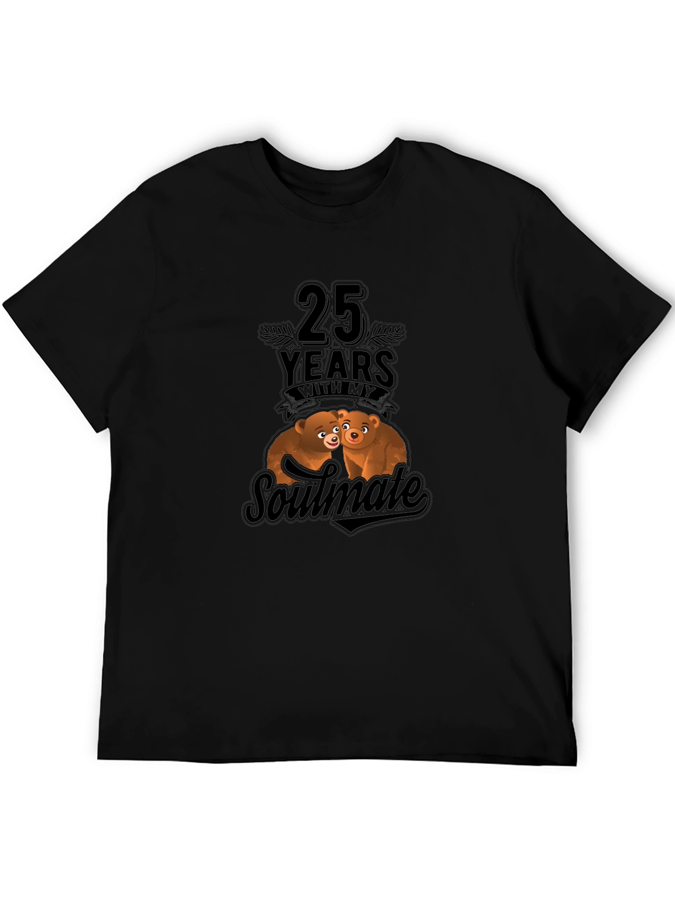 25th Anniversary Soulmate Bear Hug T-Shirt