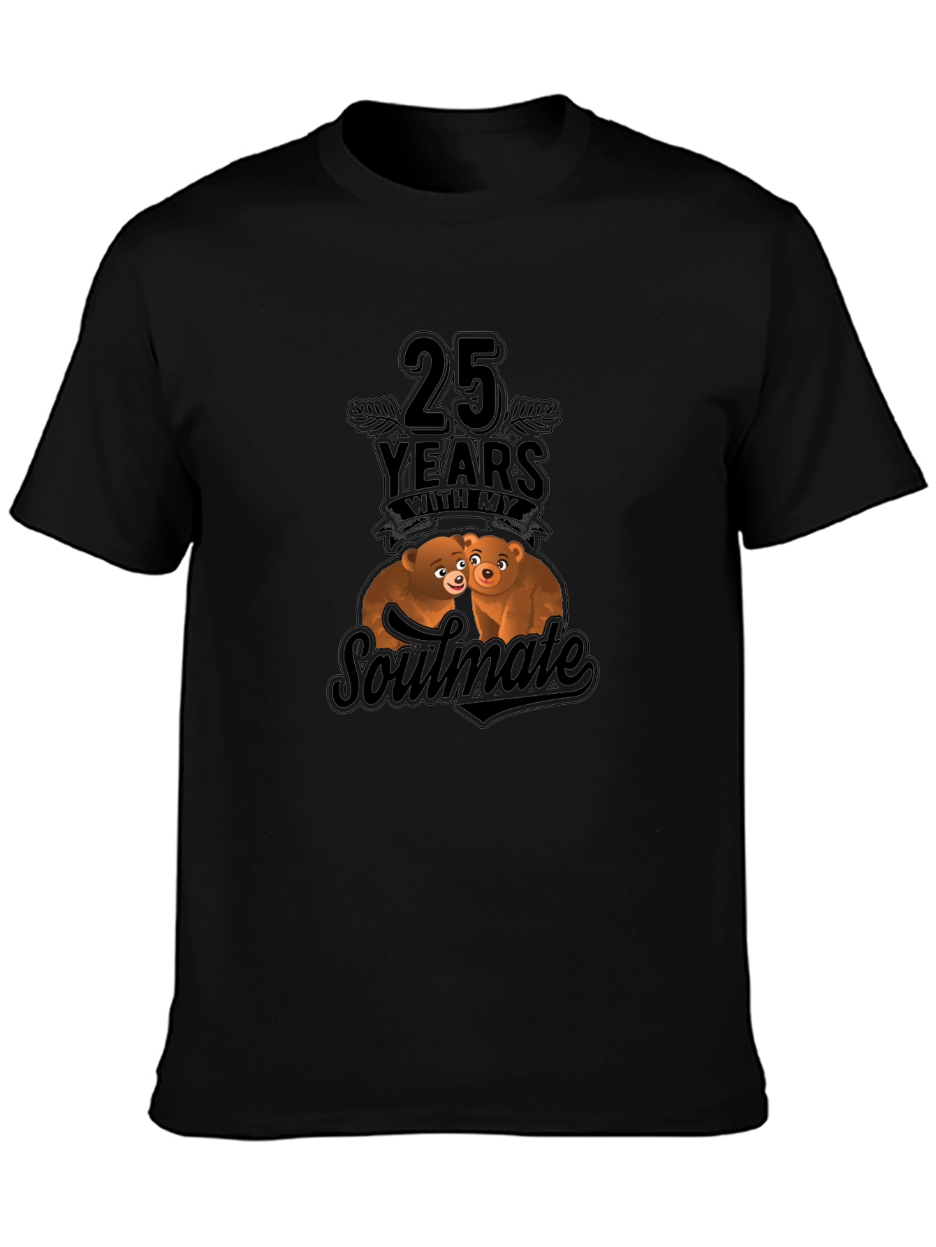 25th Anniversary Soulmate Bear Hug T-Shirt