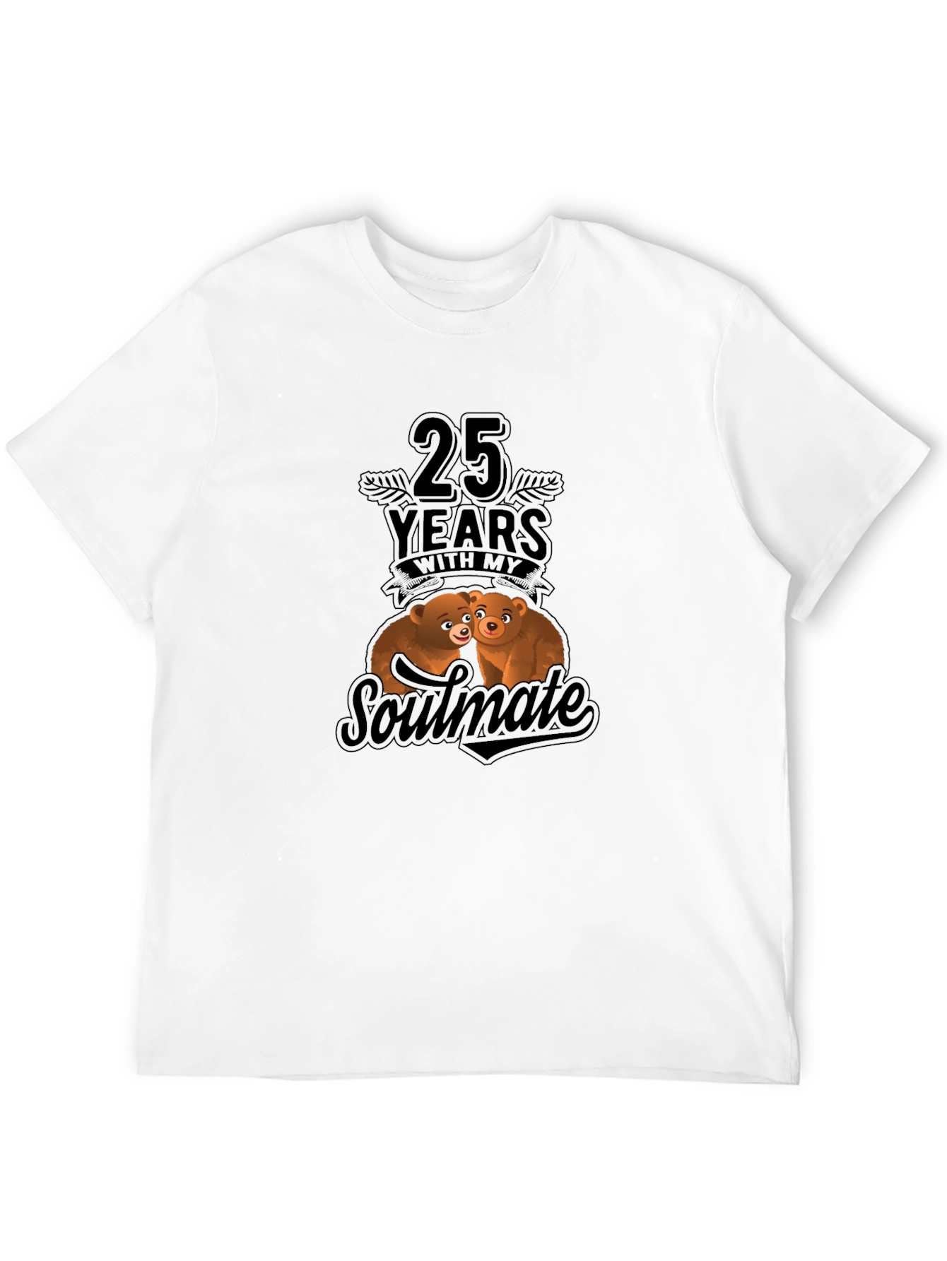 25th Anniversary Soulmate Bear Hug T-Shirt