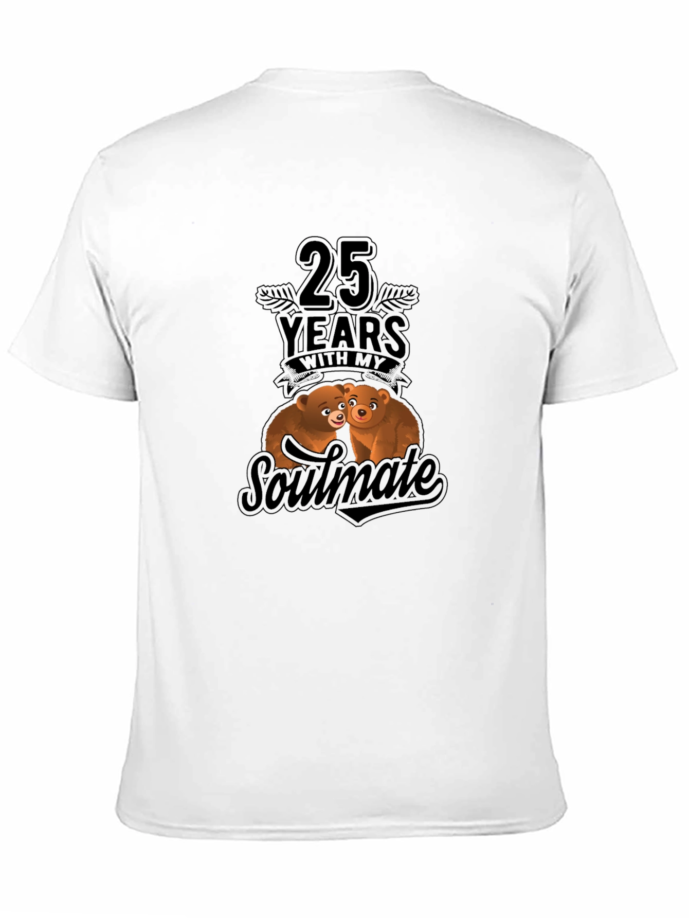 25th Anniversary Soulmate Bear Hug T-Shirt