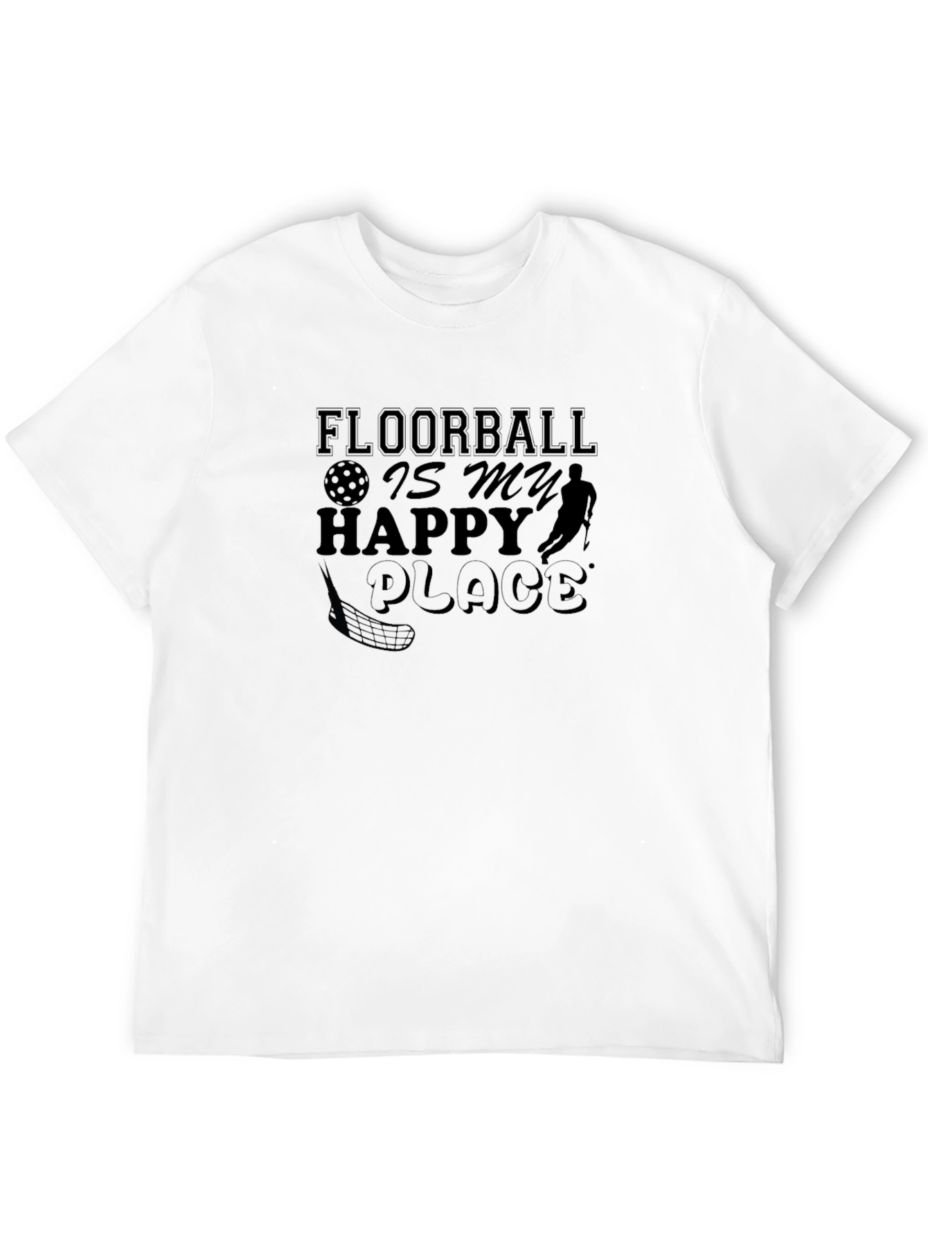 Floorball is My Happy Place T-Shirt