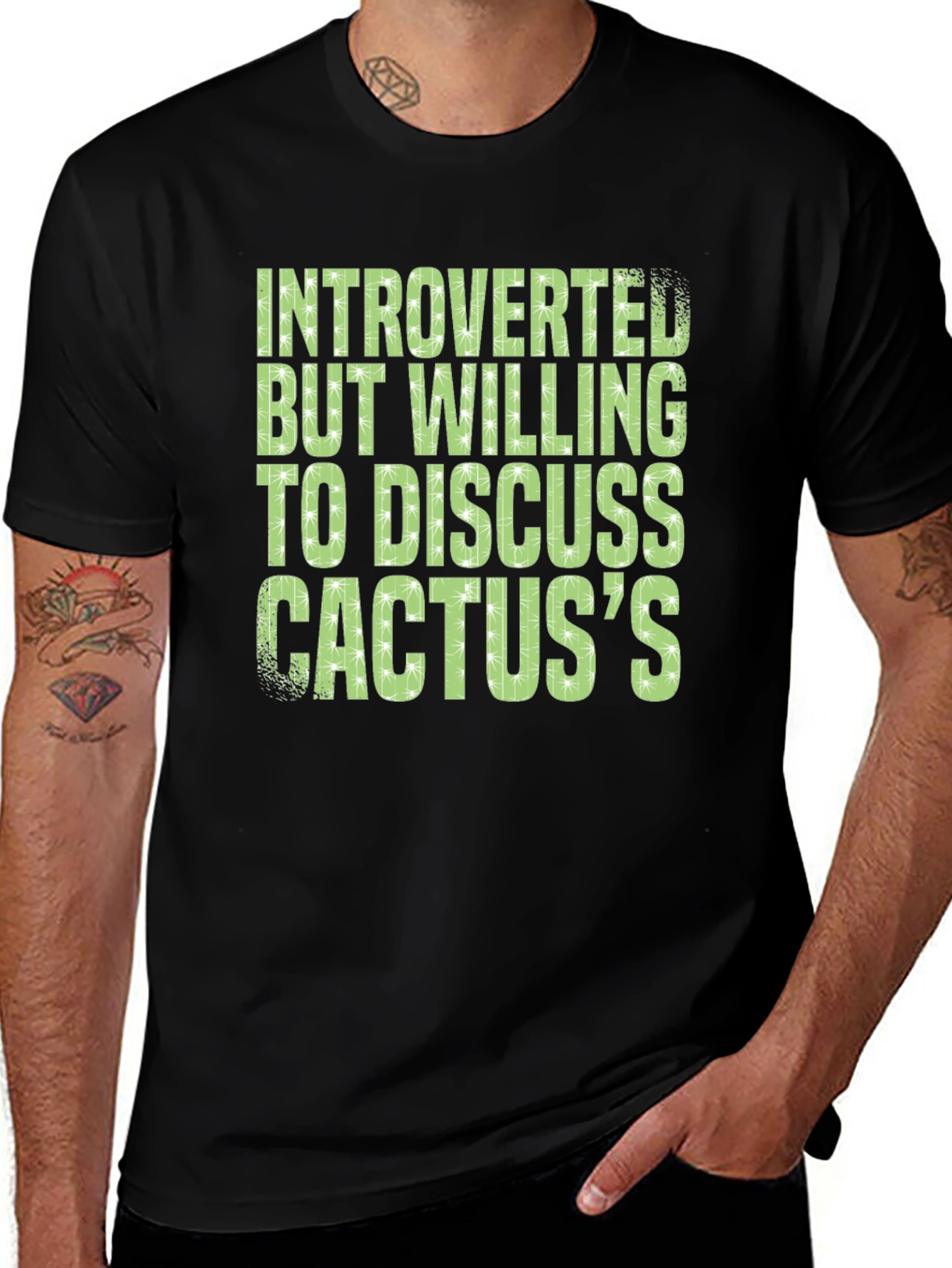Introverted Cactus Lover T-Shirt