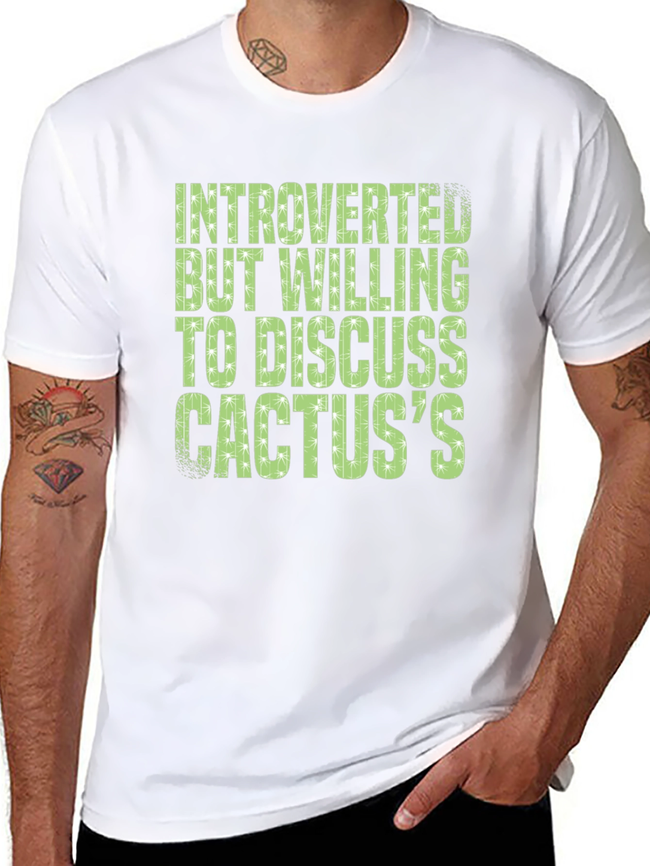 Introverted Cactus Lover T-Shirt