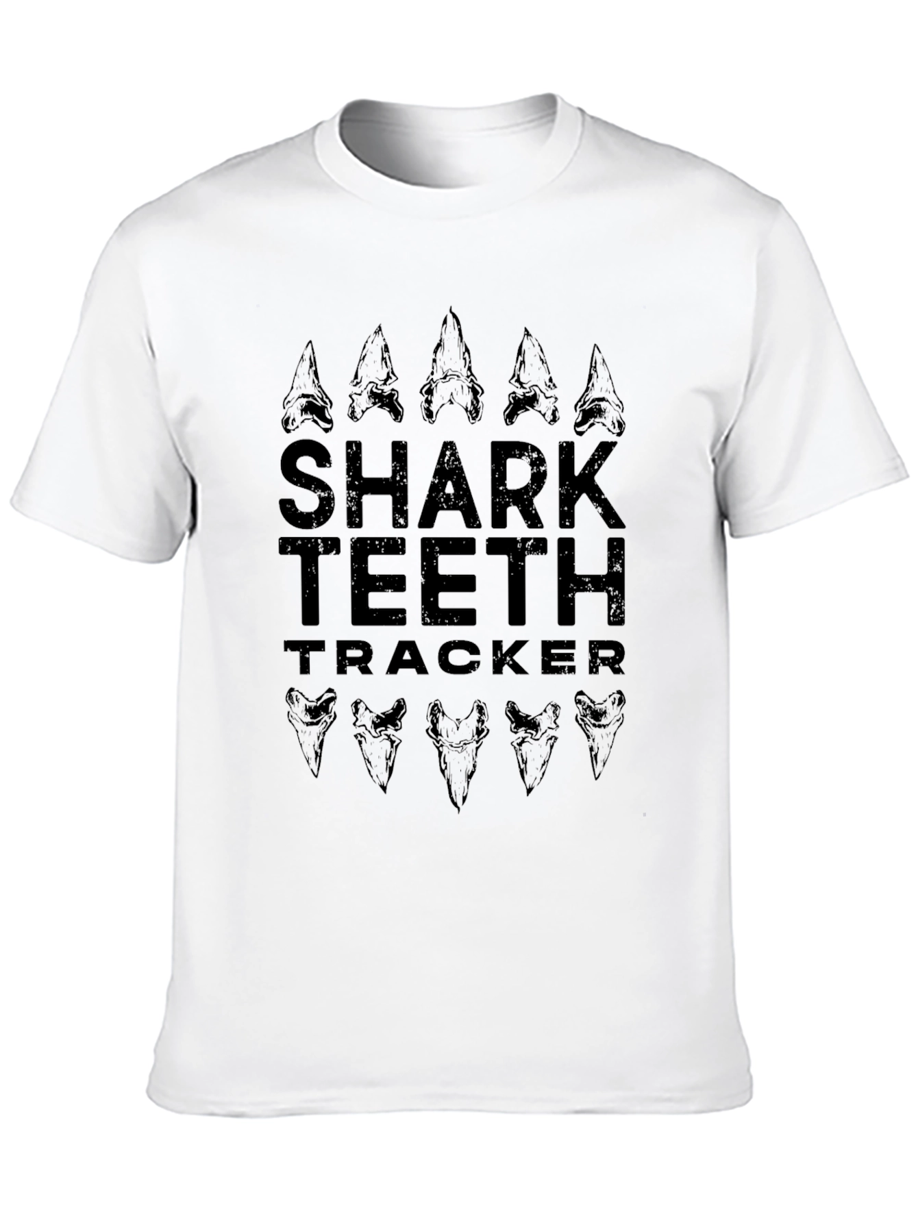 Shark Teeth Tracker Graphic T-Shirt