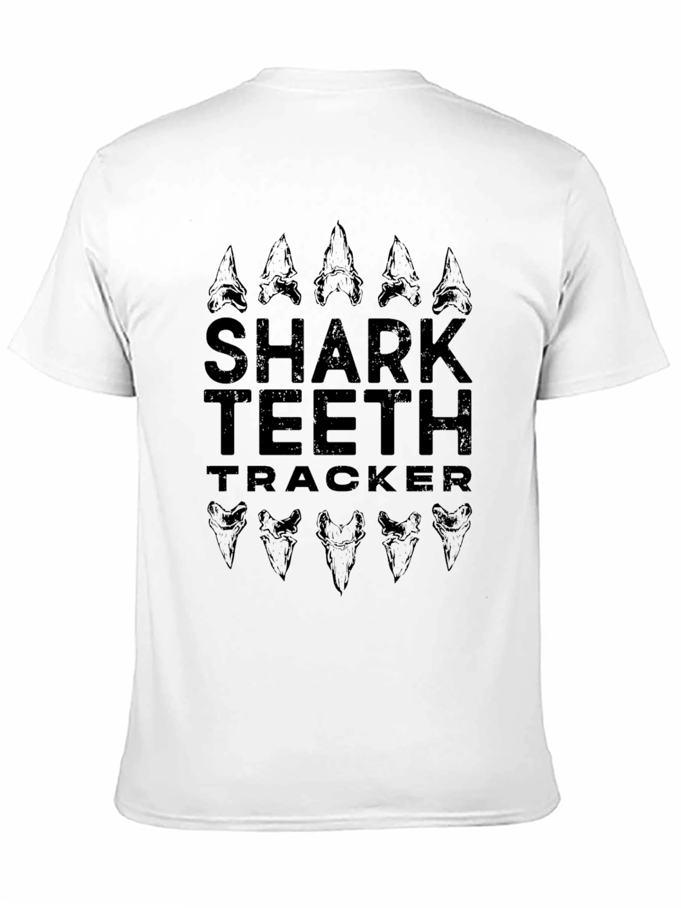 Shark Teeth Tracker Graphic T-Shirt