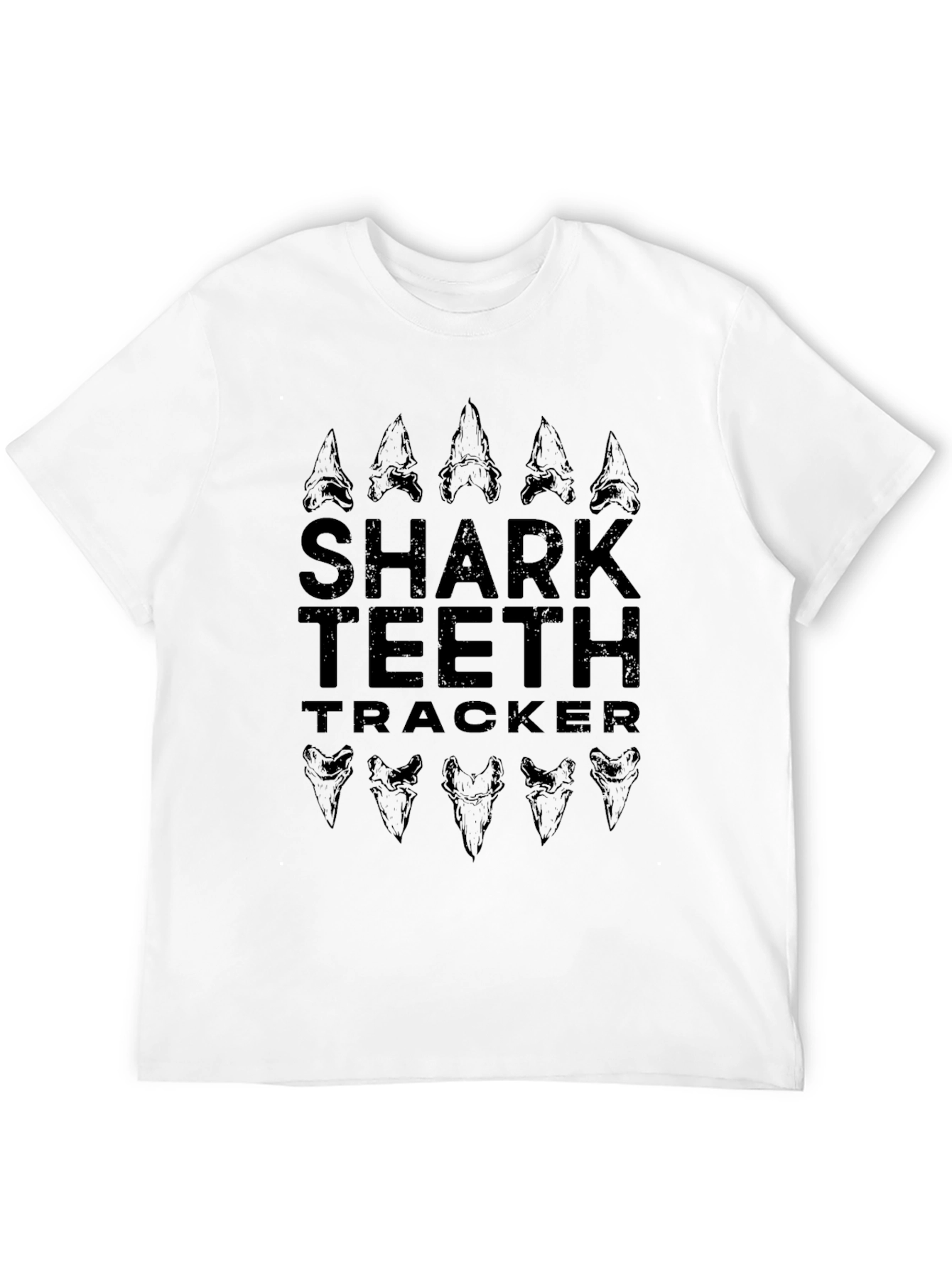Shark Teeth Tracker Graphic T-Shirt