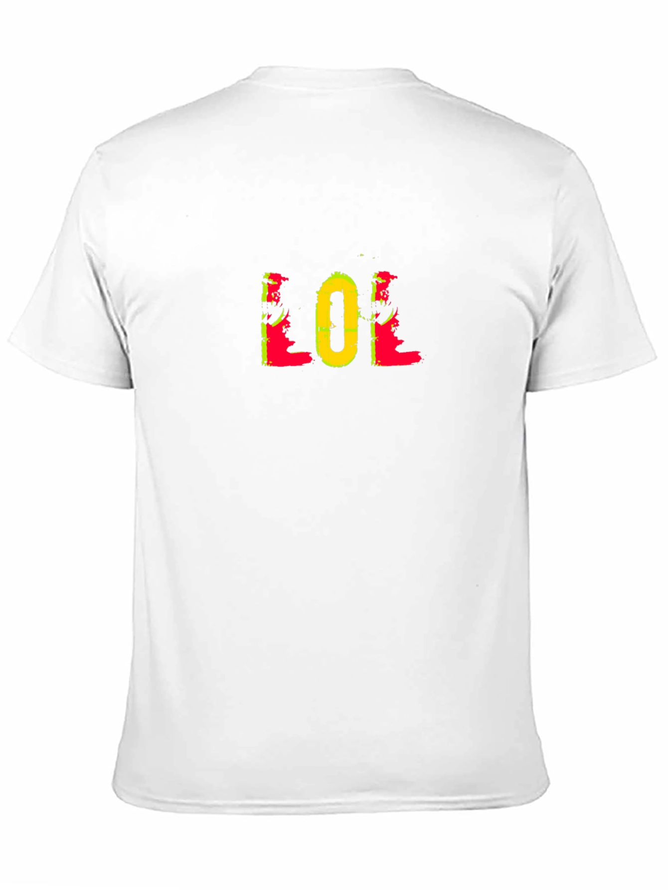 LOL Graphic Print Black Tee