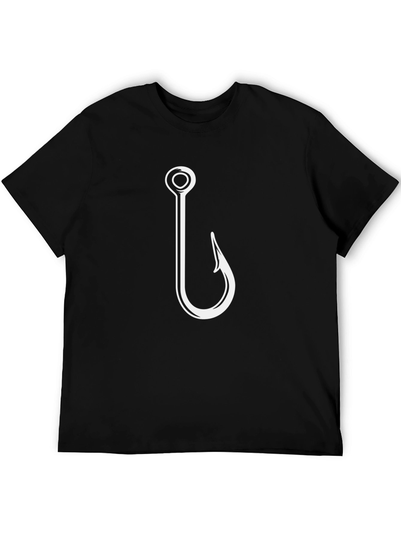 Fishing Hook Graphic T-Shirt