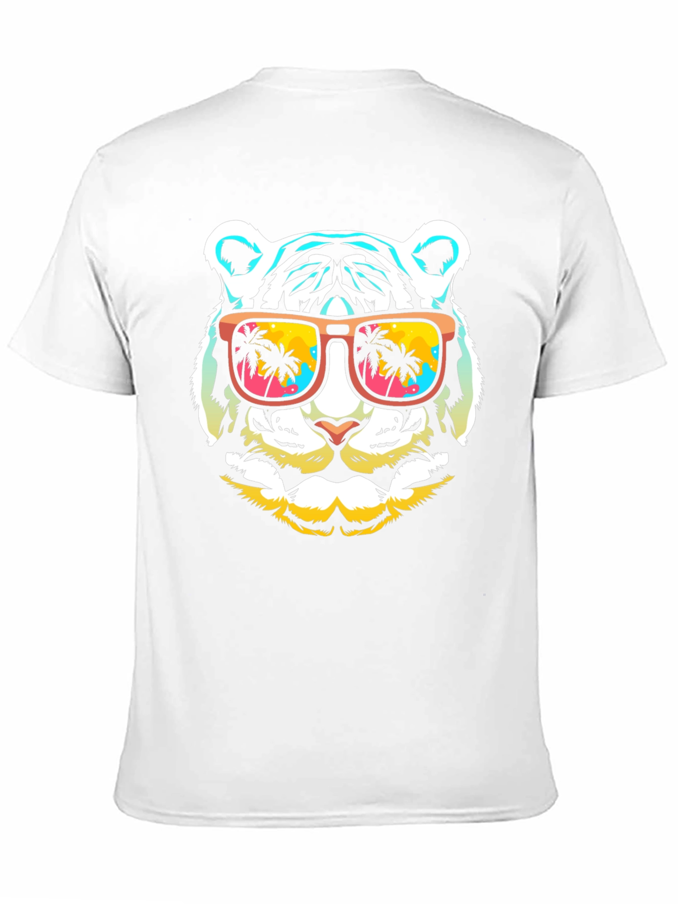 Cool Tiger with Sunglasses Graphic T-Shirt