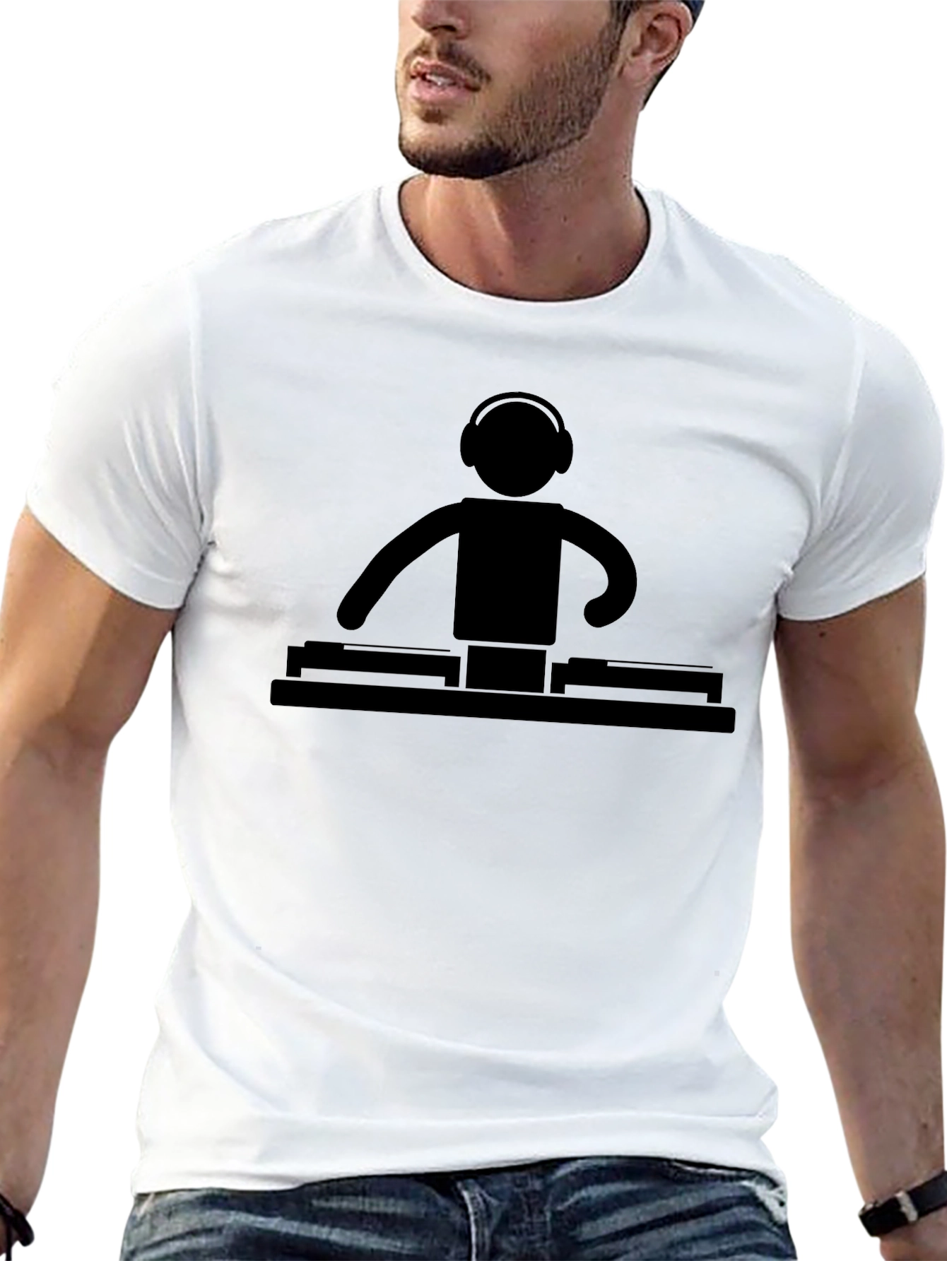 DJ Graphic T-Shirt - Black Music Lover Tee