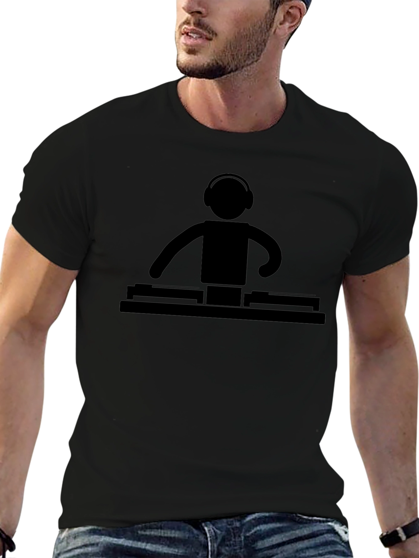 DJ Graphic T-Shirt - Black Music Lover Tee