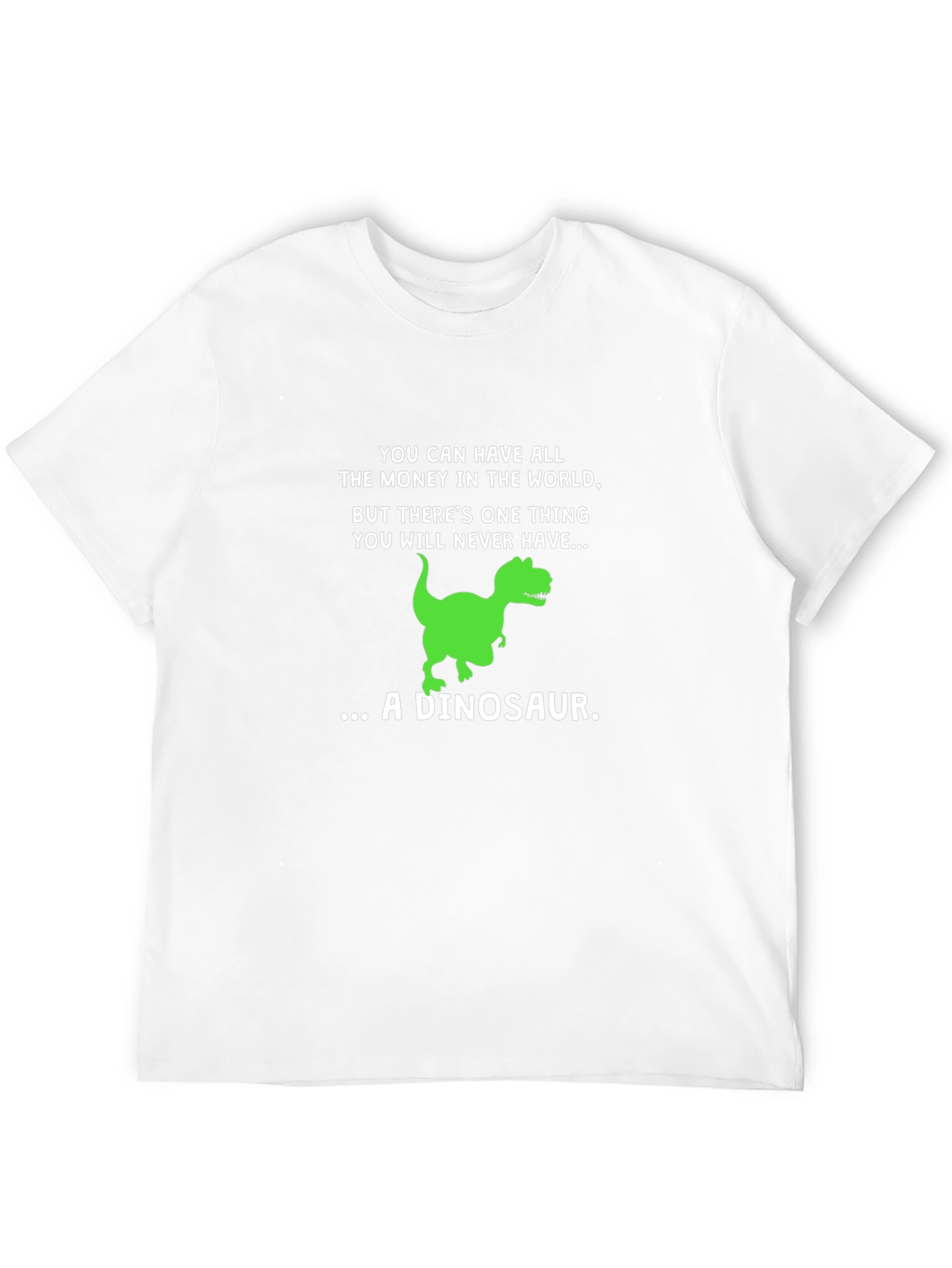 Dinosaur Graphic Tee - Humorous T-Rex T-Shirt