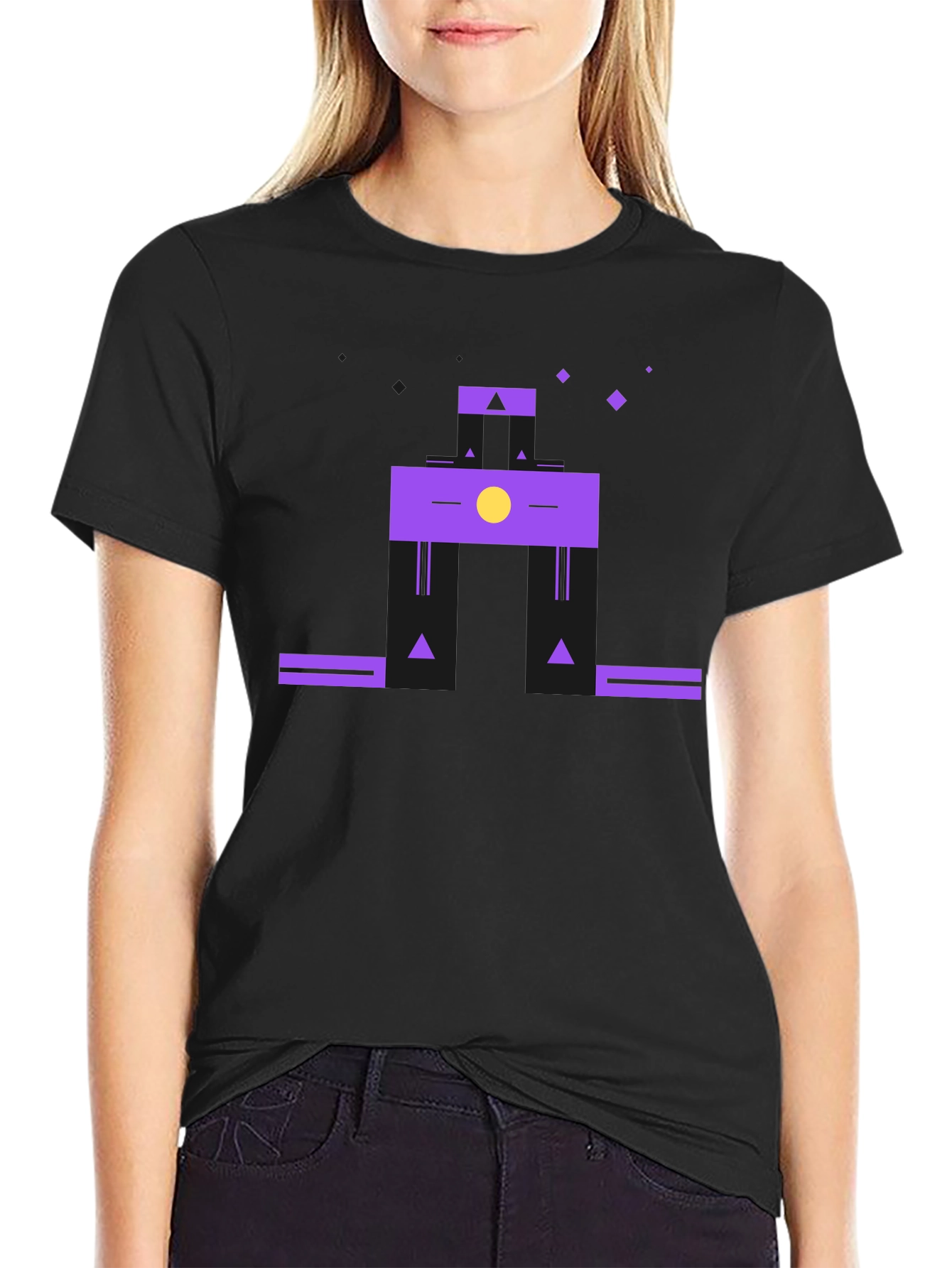 Geometric Graphic Print Tee