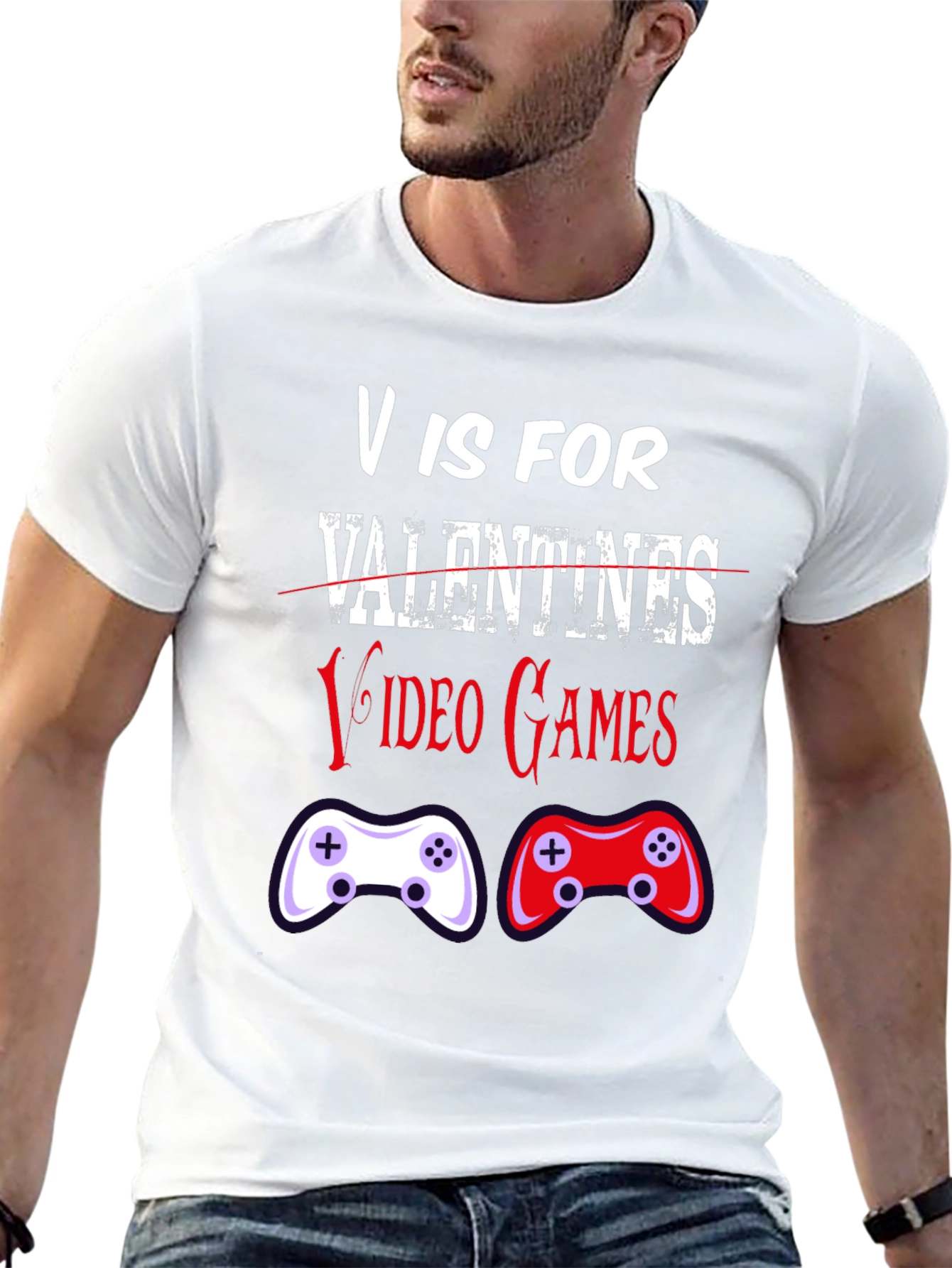 V is for Video Games T-Shirt