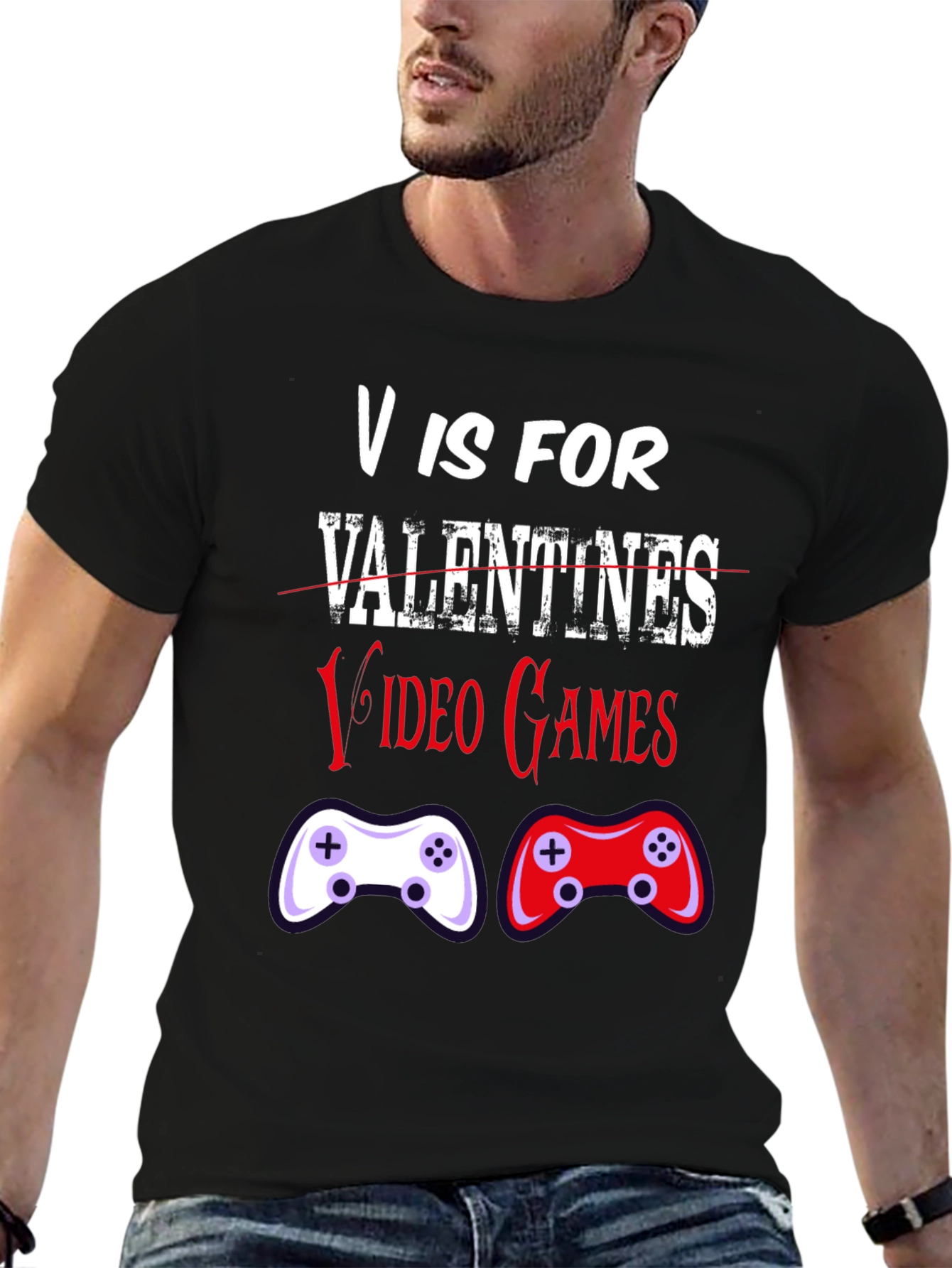 V is for Video Games T-Shirt