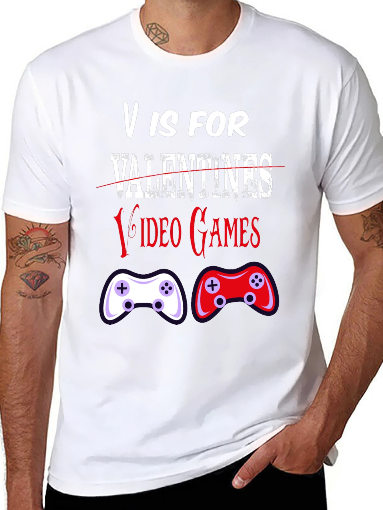 V is for Video Games T-Shirt
