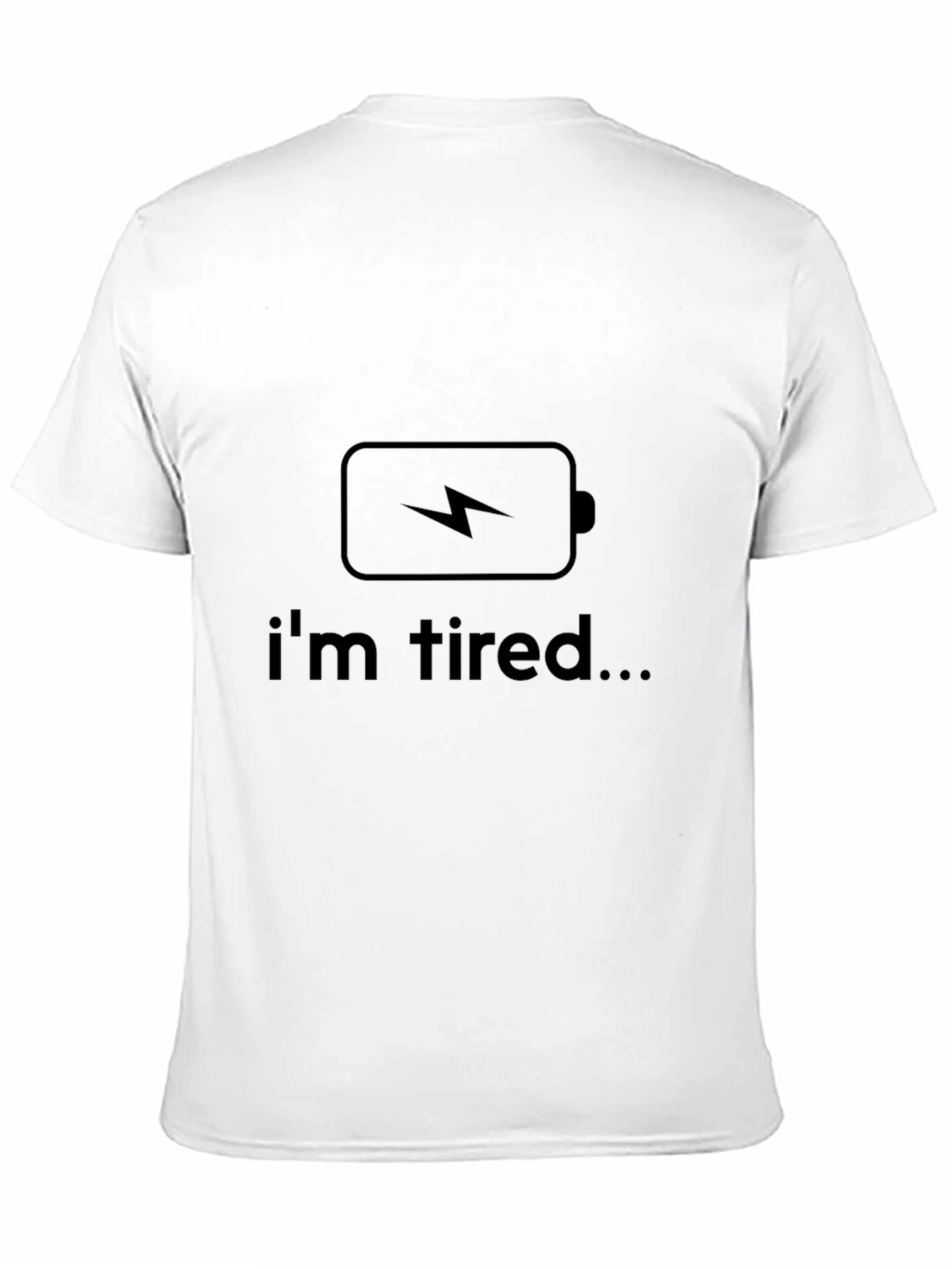 Im Tired Battery Graphic T-Shirt